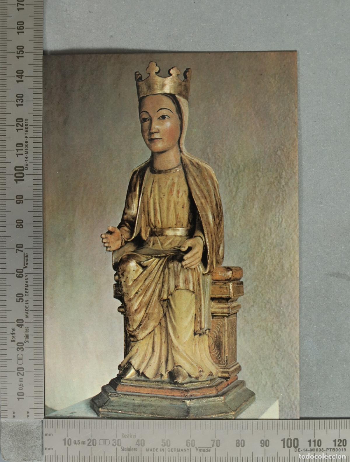 Postkarten: POSTAL. Virgen con Ni&ntilde;o - Abbaye de Belloc