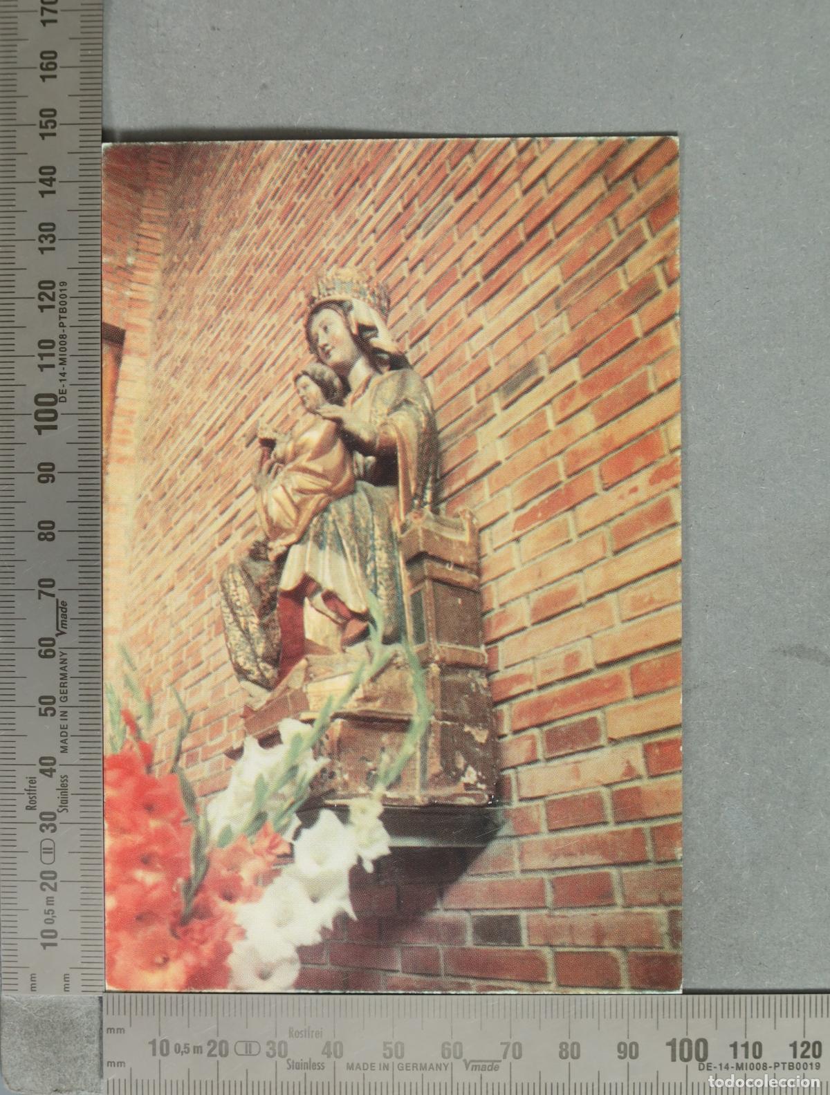 Postais: POSTAL. Virgen con Ni&ntilde;o - Escultura g&oacute;tica