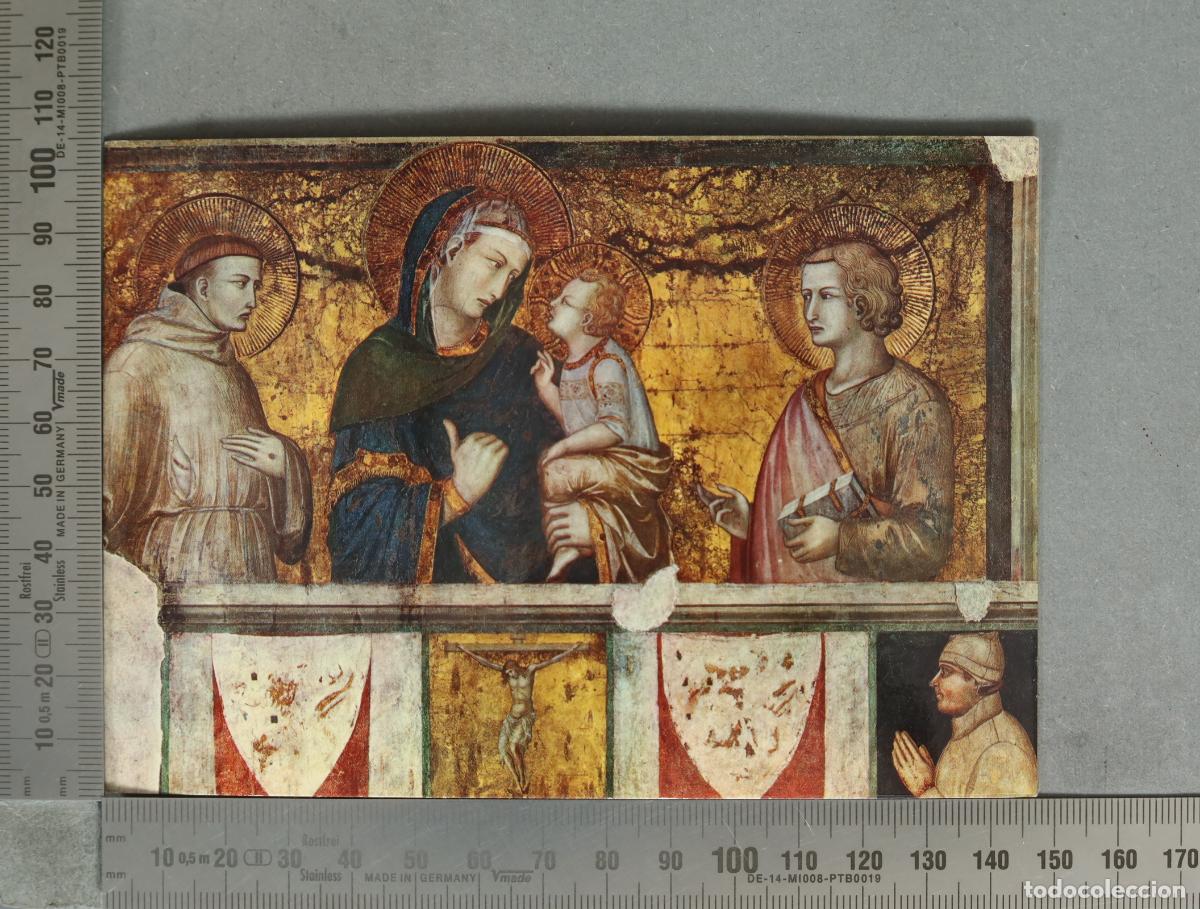 Postais: POSTAL. Assisi - Basilica di S. Francesco - La Madonna dei Tramonti - Pietro Lorenzetti