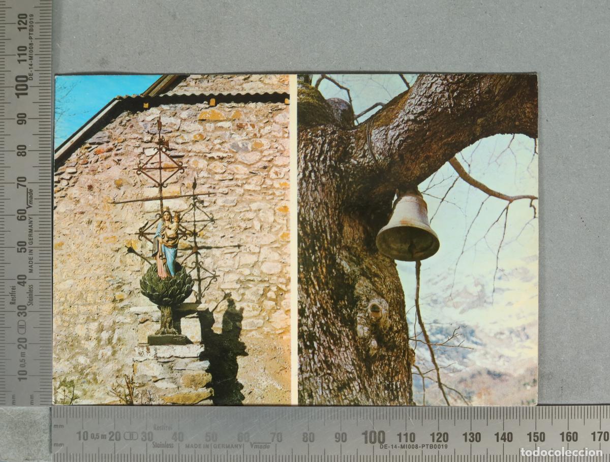 Postales: POSTAL. Bielsa - Huesca - Campana y crismon - Ermita Pineta