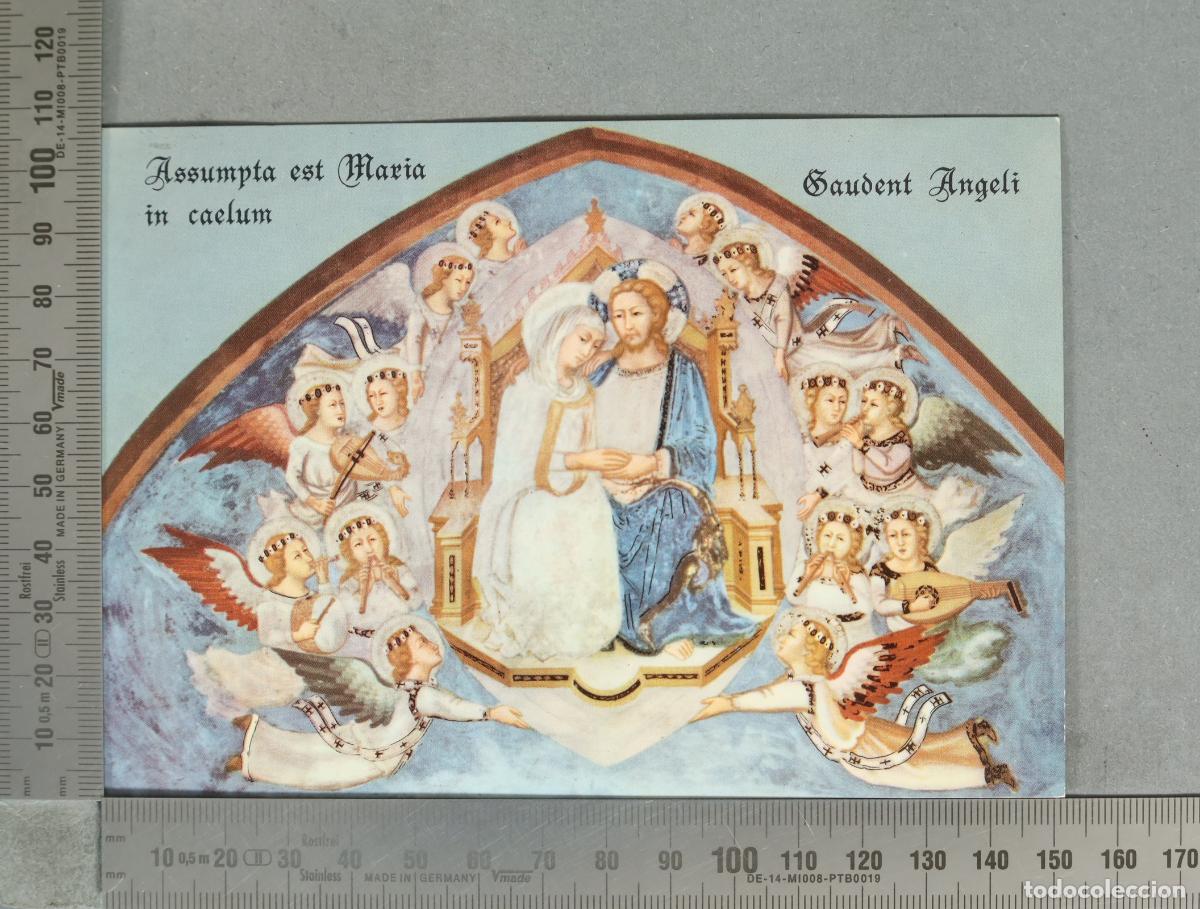 Postales: POSTAL. Assumpta est Maria in caelum - Gaudent Angeli