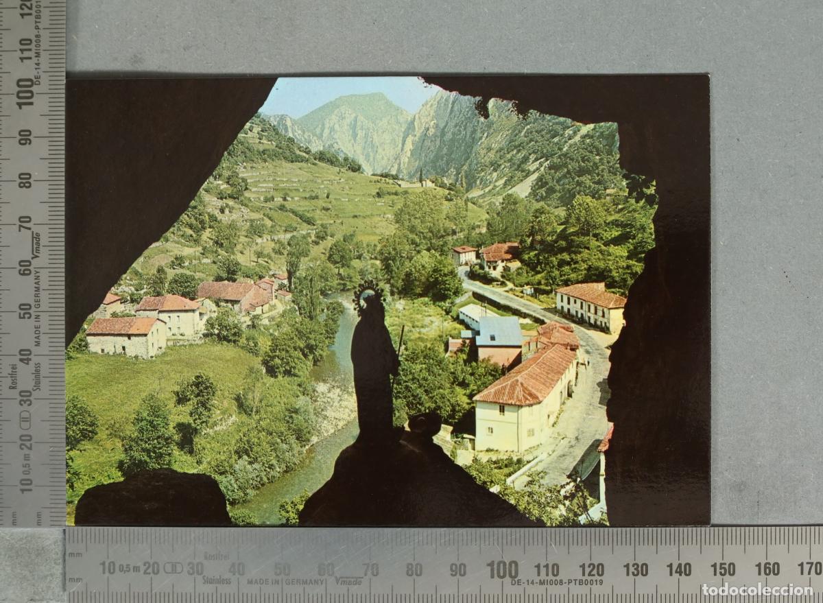 Postales: POSTAL. La Hermida desde la cueva de la Virgen