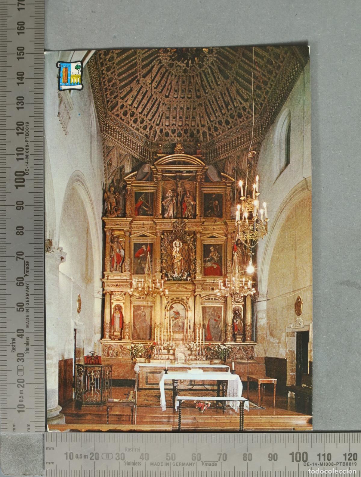 Postales: POSTAL. Salamanca - Iglesia Santa Mar&iacute;a de los Caballeros - Retablo Mayor