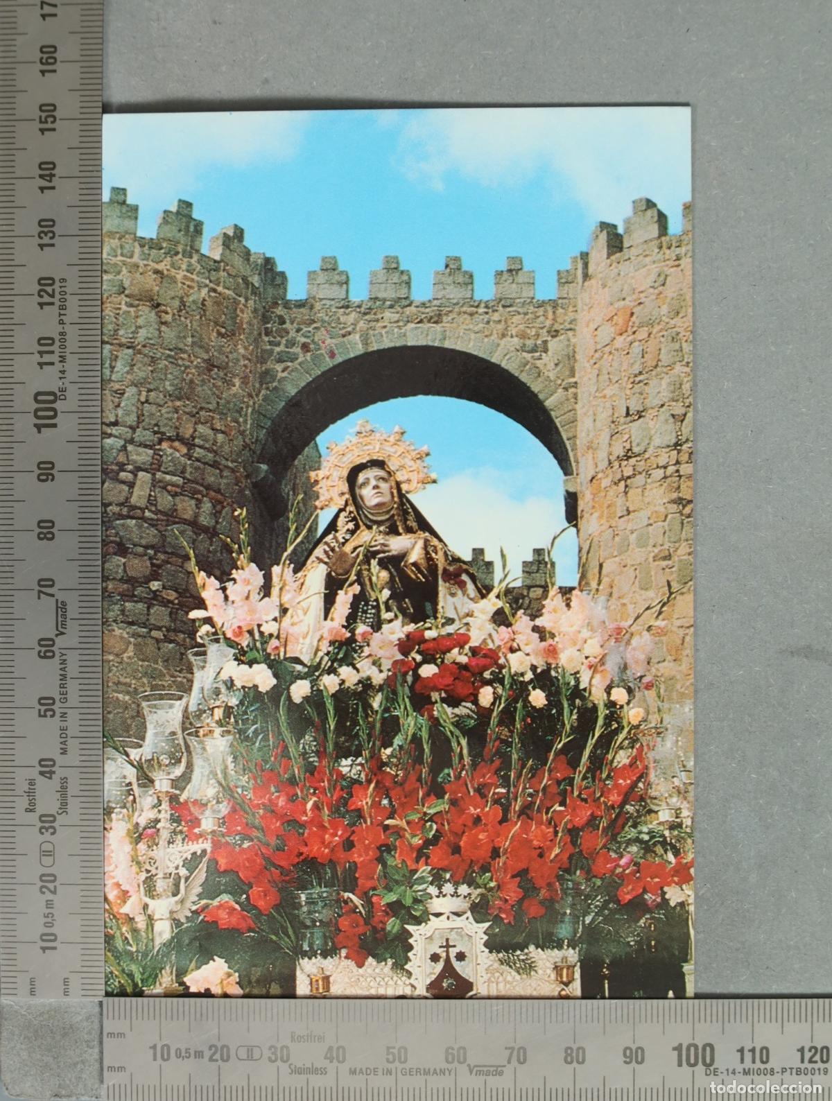 Postales: POSTAL. Avila - Murallas - Desfile triunfal de Santa Teresa bajo el arco de la puerta del Alcazar