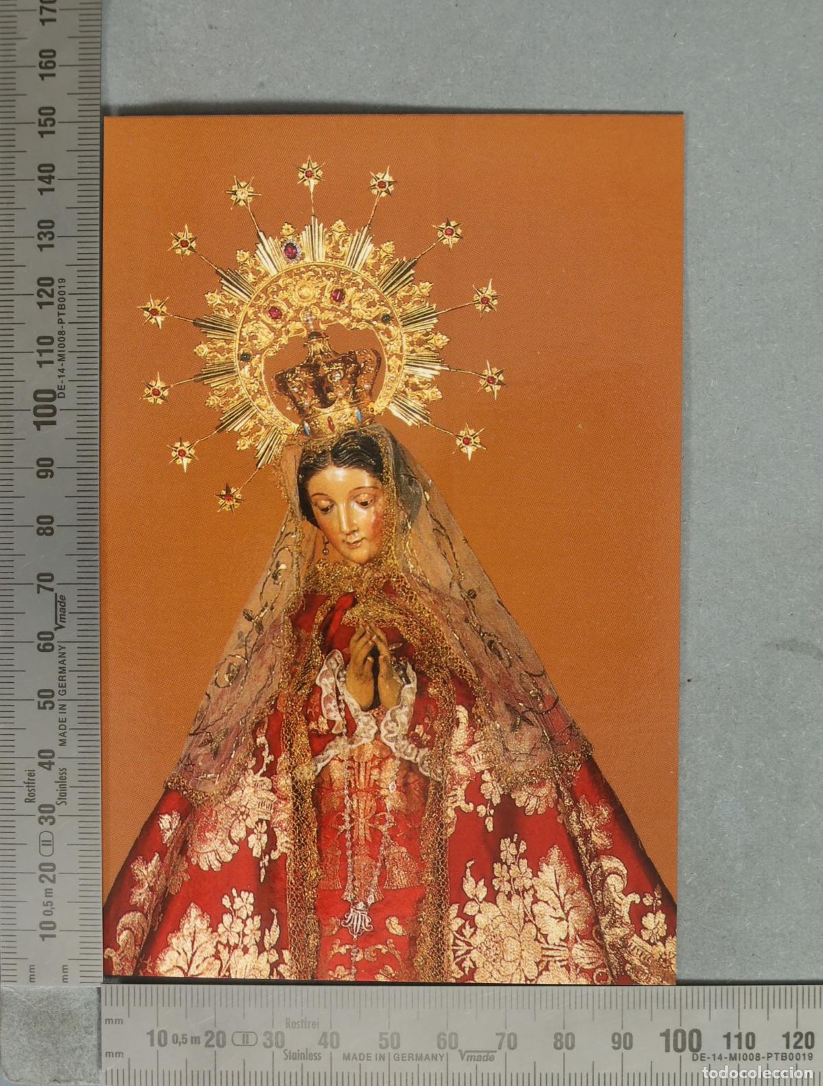 Postales: POSTAL. Virgen con ni&ntilde;o y corona