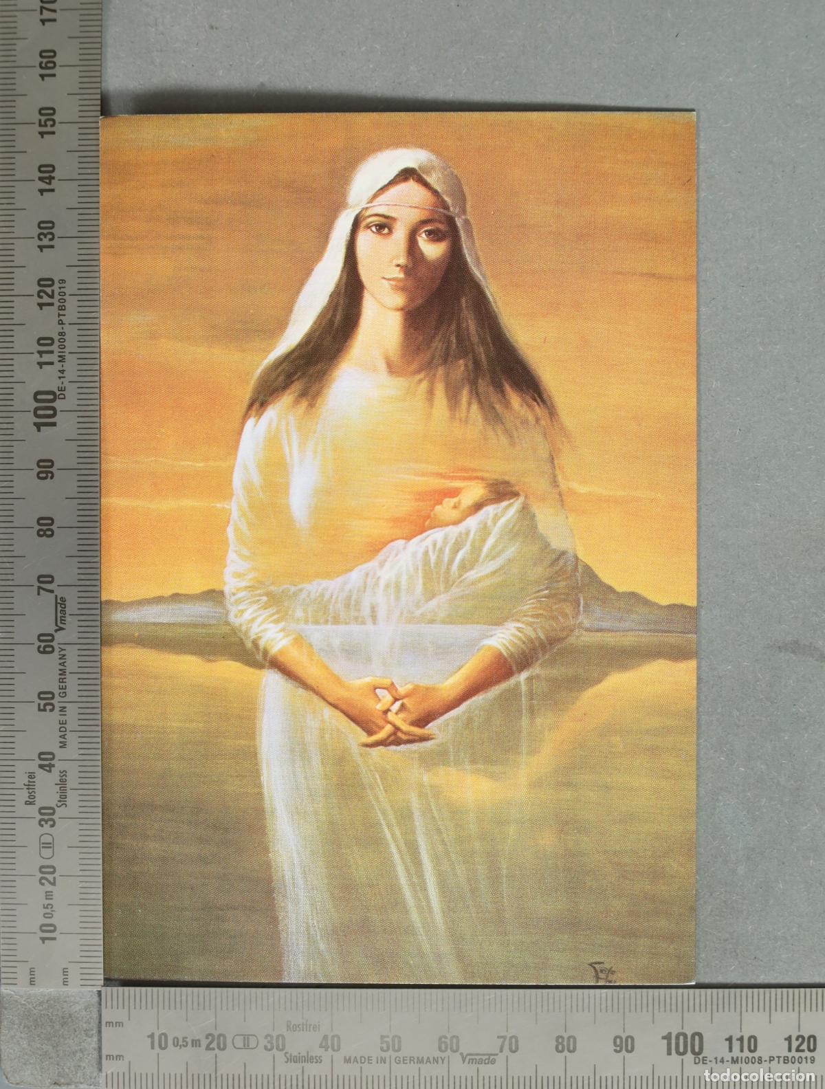 Postales: POSTAL. Virgen con ni&ntilde;o