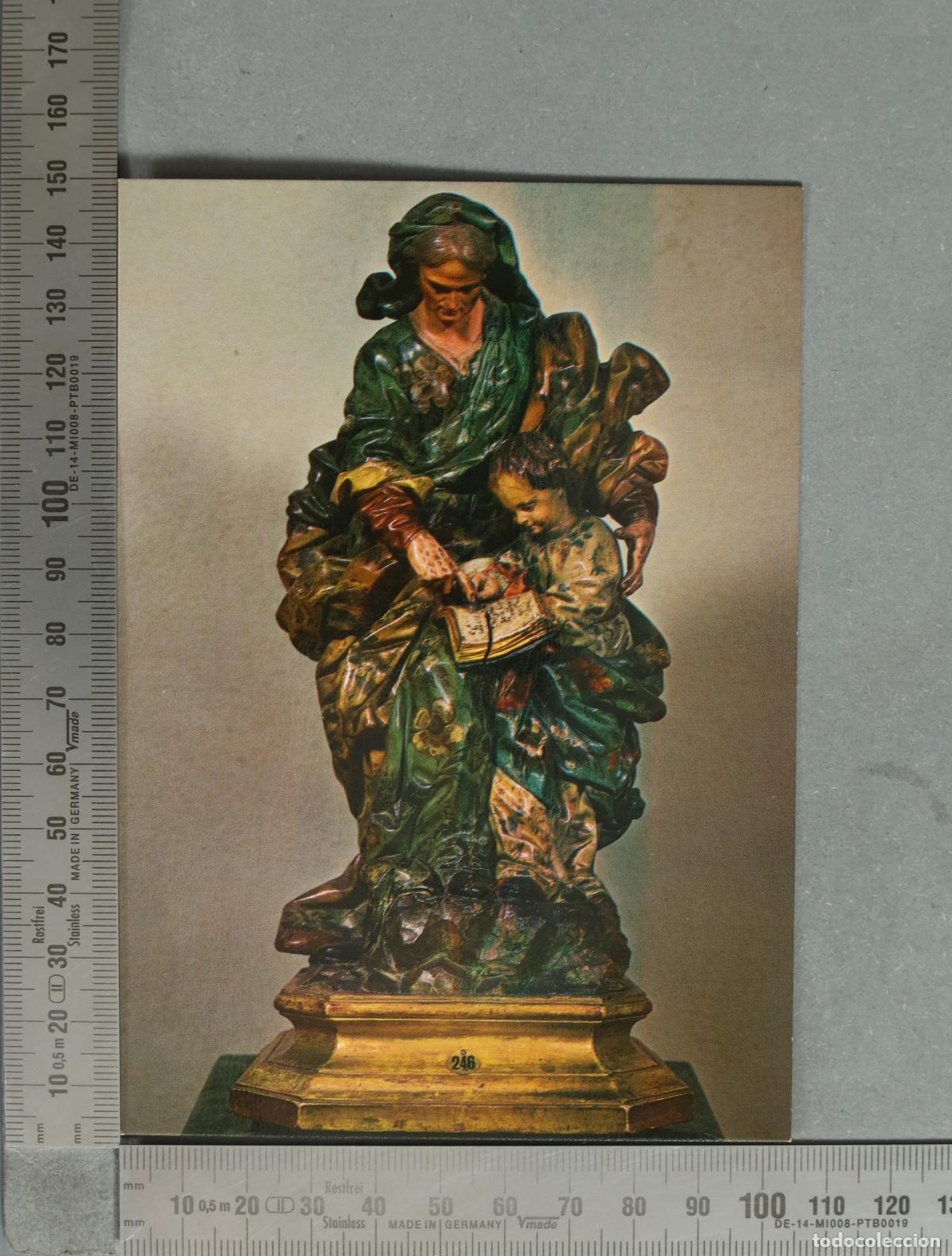 Cartes Postales: POSTAL. Santa Ana con la Virgen Ni&ntilde;a - Francisco Salzillo