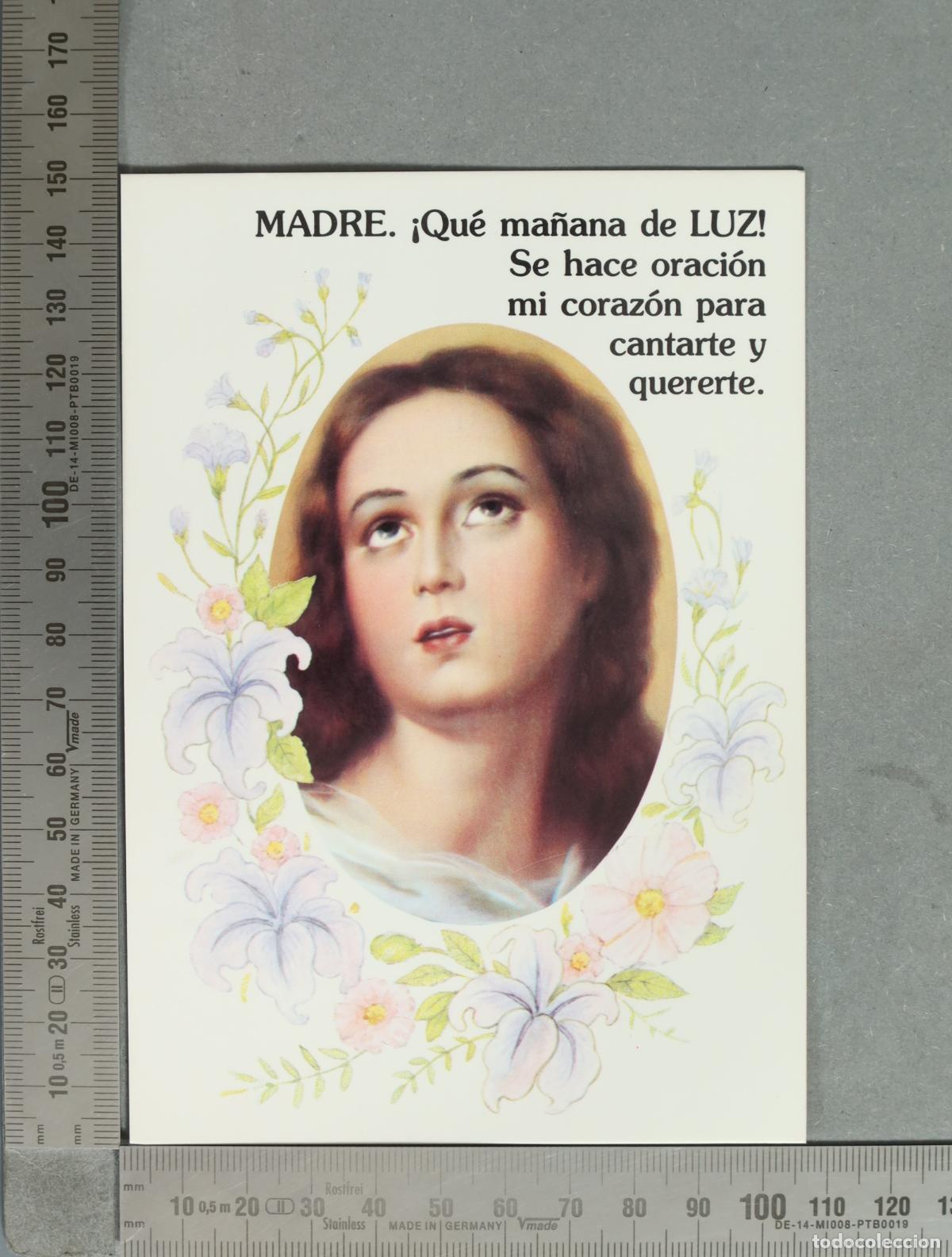 Cartes Postales: POSTAL. MADRE. Que ma&ntilde;ana de LUZ! Se hace oraci&oacute;n mi coraz&oacute;n para cantarte y quererte