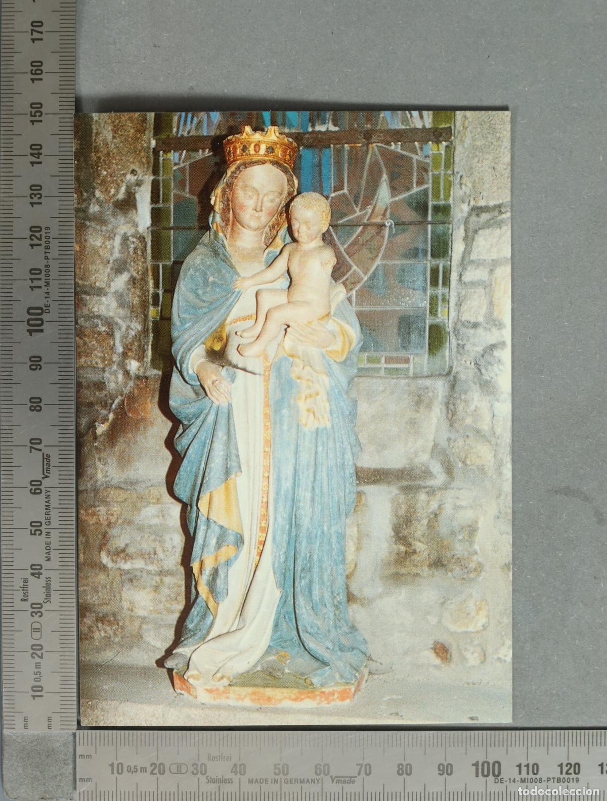 Postales: POSTAL. Statue de N.D. des Anges - Le Mont Saint-Michel