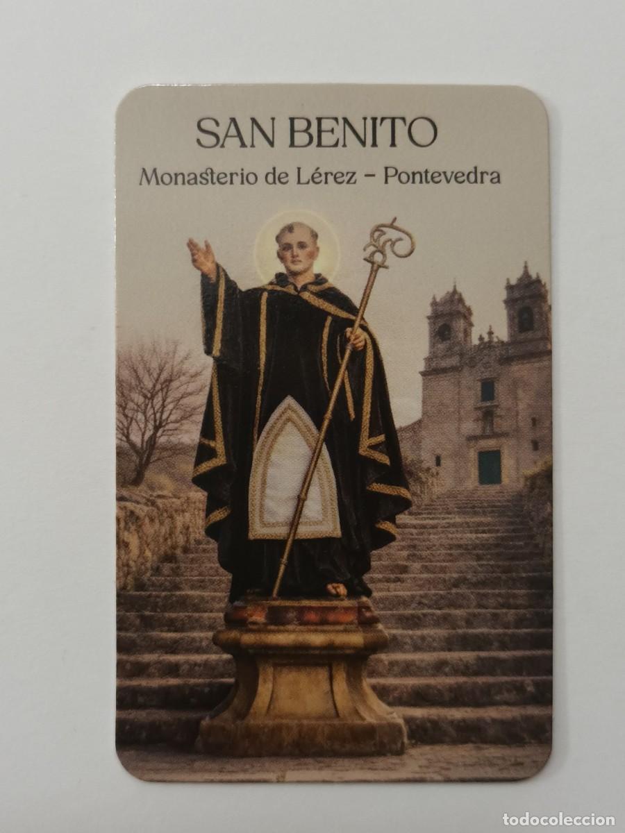 Postales: ESTAMPA SAN BENITO - ORACION (REVERSO)