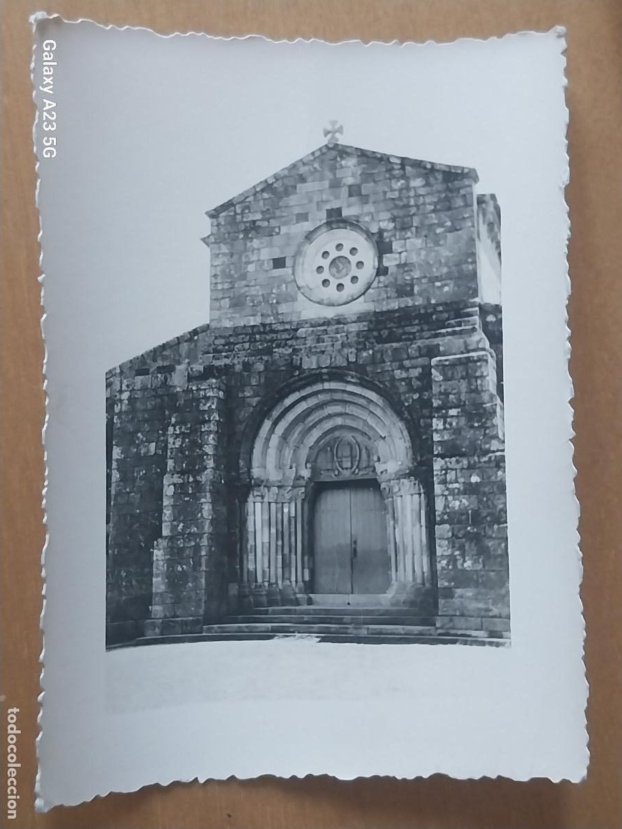 Postales: SAN PEDRO DE RATE FACHADA IGLESIA PORTUGAL FOTOGRAFIA PARTICULAR ANTIGUA 9X7CMS ANIMADA