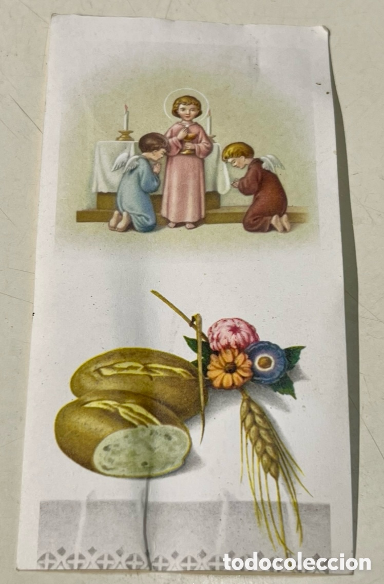 Postales: Estampa Religiosa. Primera Comuni&oacute;n. Ribera De Molina. Murcia. 1973.