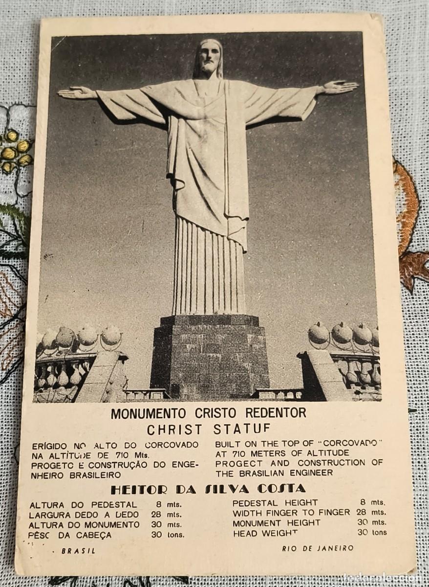 Postales: POSTAL | MONUMENTO CRISTO REDENTOR - RIO DE JANEIRO / BRASIL