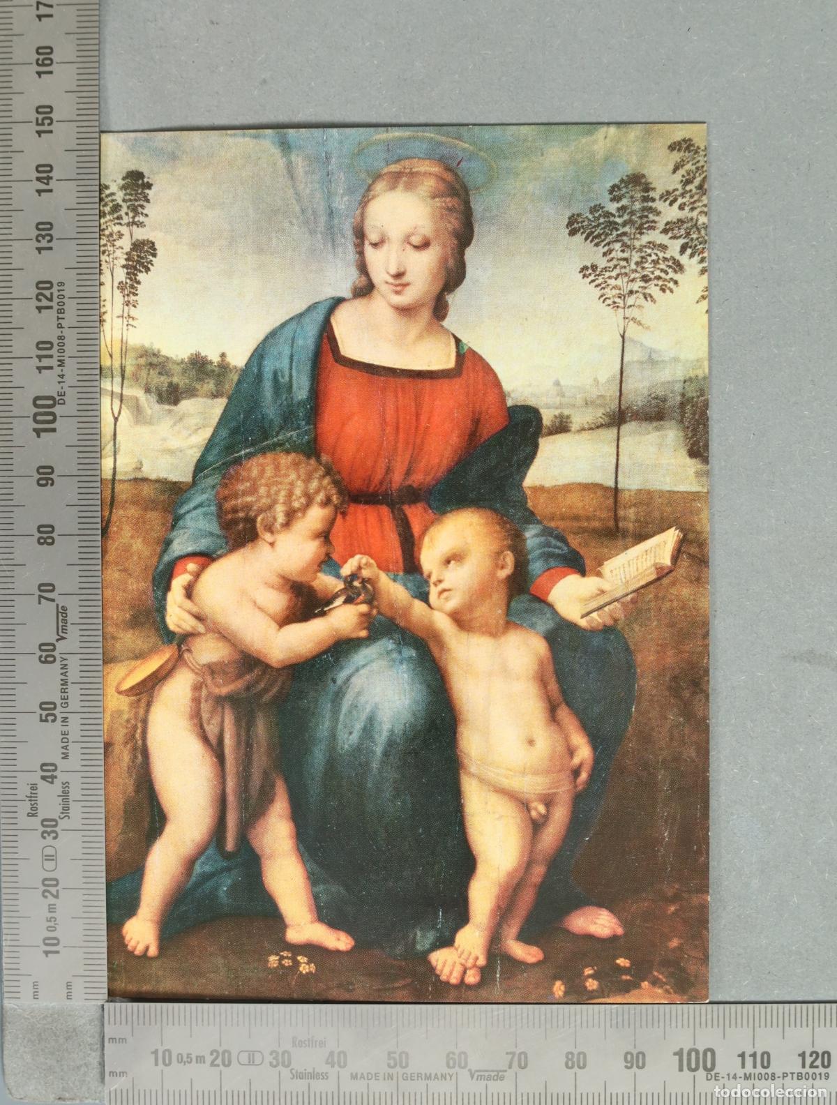 Cartoline: POSTAL. Firenze - Galleria Uffizi - La Madonna del Cardellino - Raffaello
