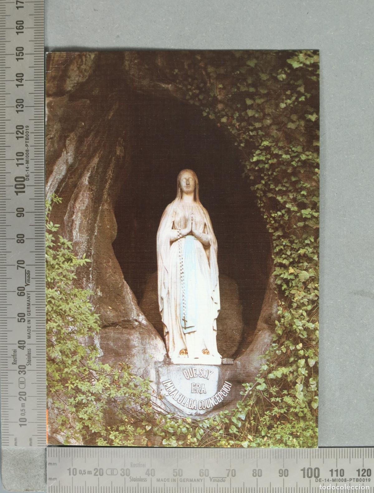 Cartoline: POSTAL. Lourdes - La Vierge