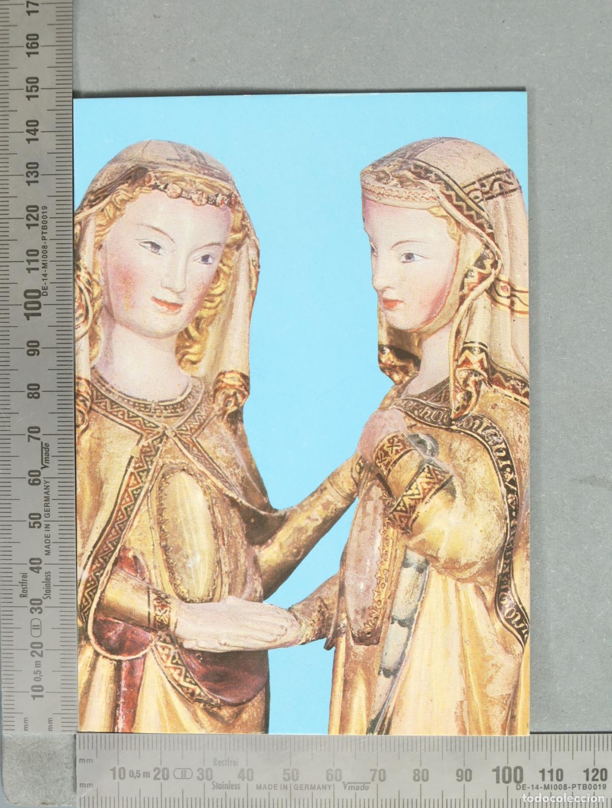 Cartoline: POSTAL. Arte G&oacute;tico - La Visitaci&oacute;n - Metropolitan Museum, Nueva York