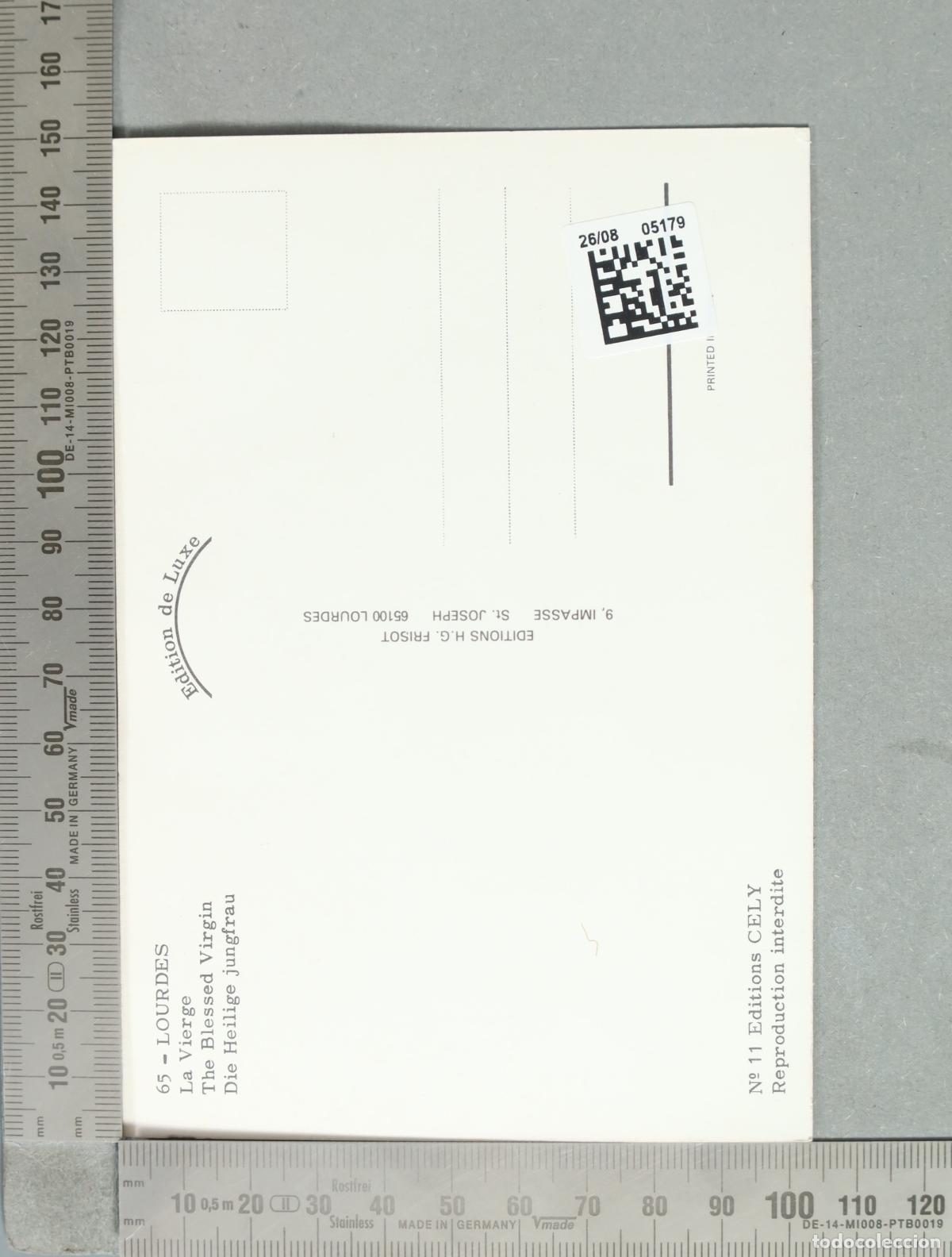 Postales: POSTAL. Lourdes - La Vierge - Foto 2