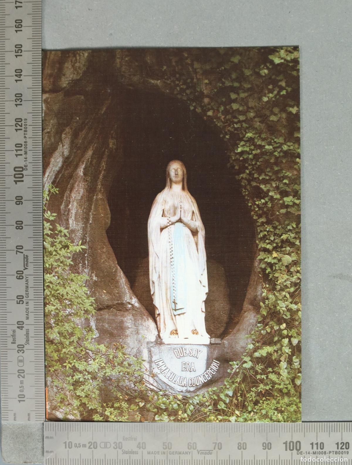 Cartoline: POSTAL. Lourdes - La Vierge