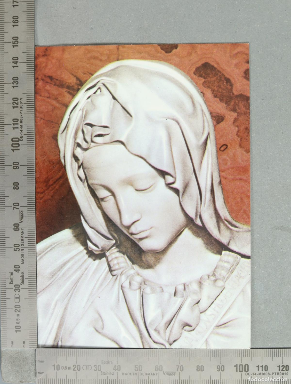 Cartoline: POSTAL. Basilica di S. Pietro - La Piet&agrave; (particolare) - Michelangelo