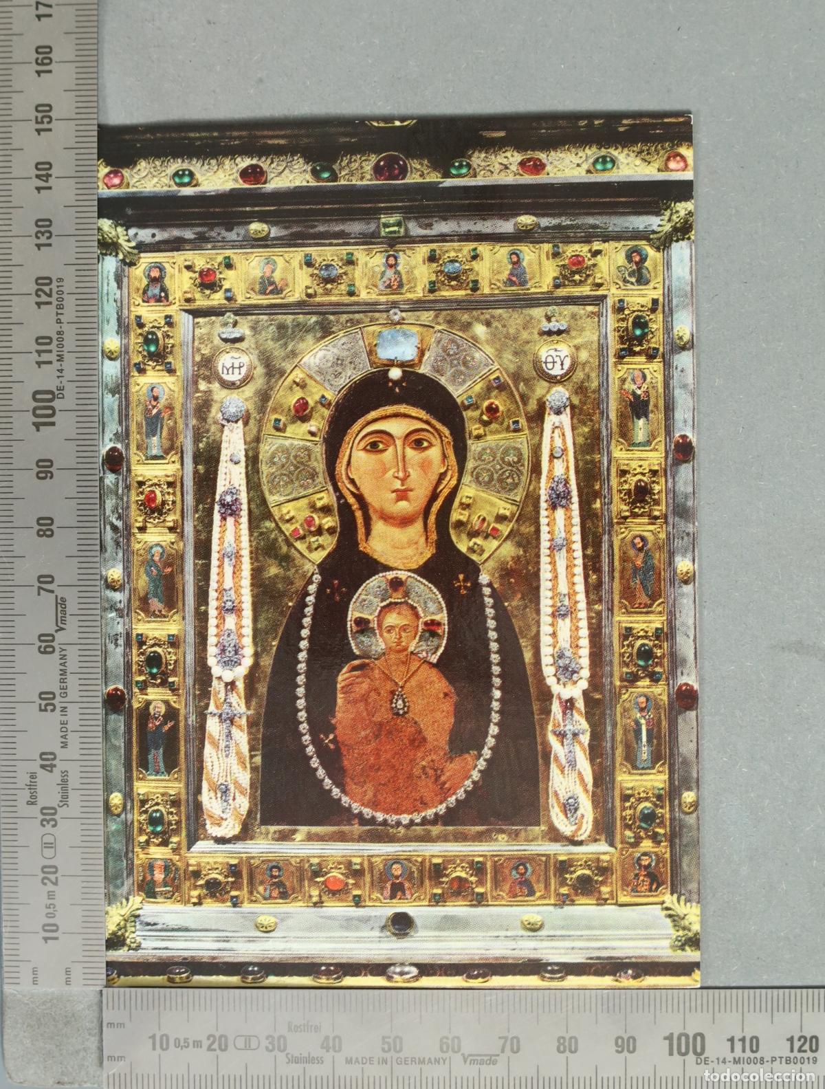 Cartoline: POSTAL. Venezia - Basilica di S. Marco - Vergine col Putto, detta Madonna Nicopeia