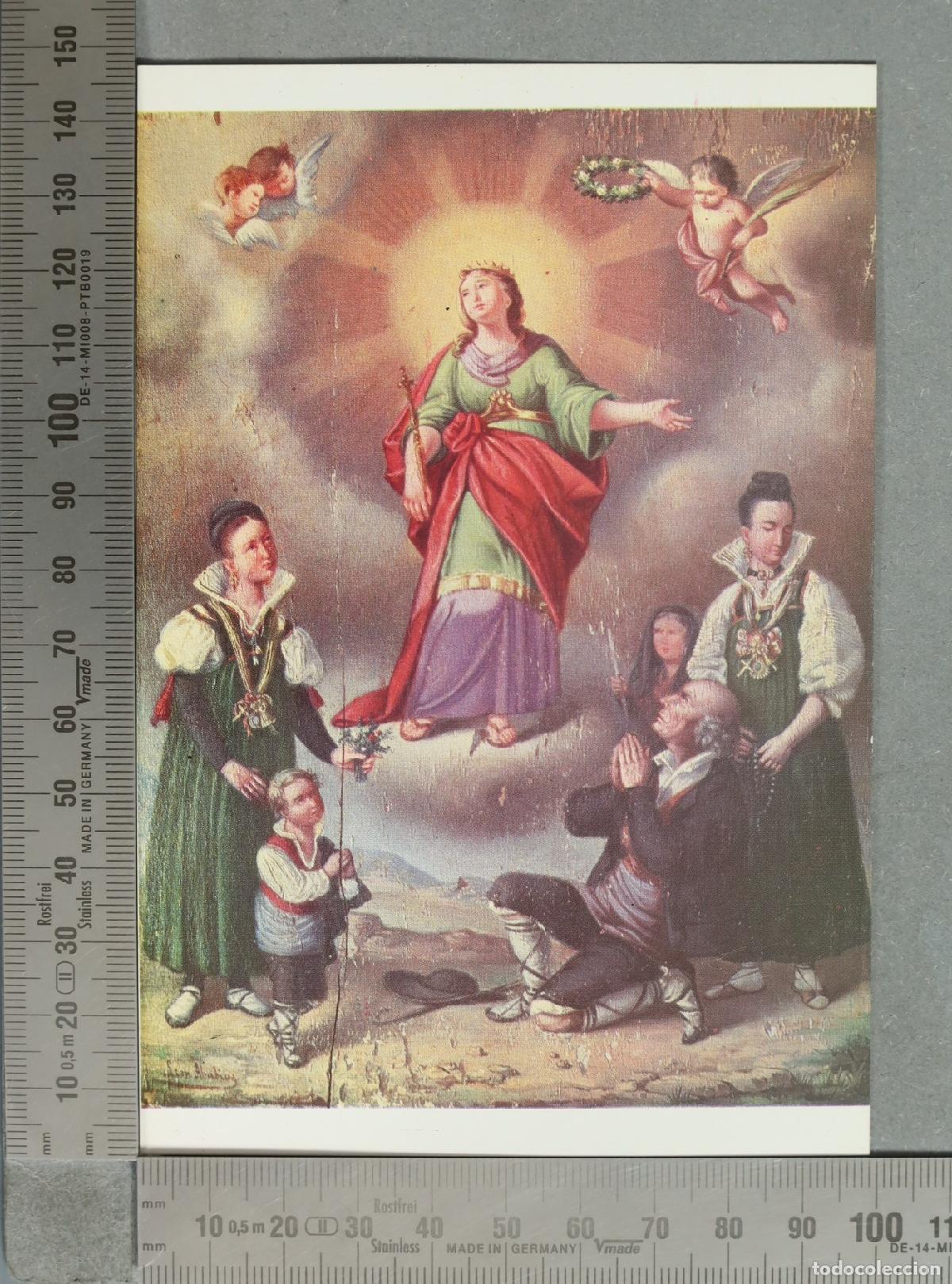 Cartes Postales: POSTAL. Santa Orosia, Virgen y M&aacute;rtir - Patrona de Jaca y su Obispado - Tabla de Le&oacute;n Abad&iacute;as: Jaca