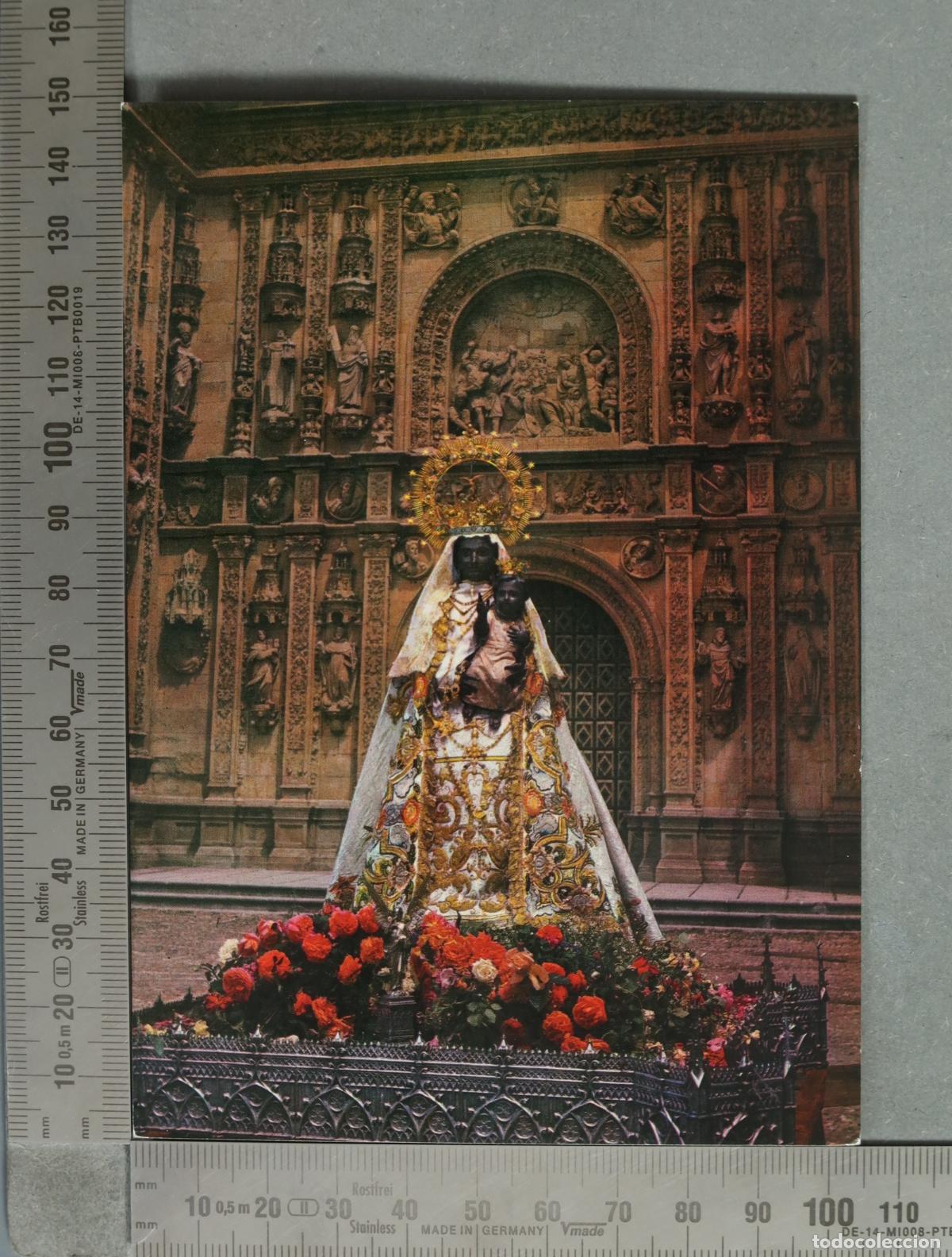 Postkarten: POSTAL. Virgen Pe&ntilde;a de Francia y fachada C. S. Esteban - Salamanca