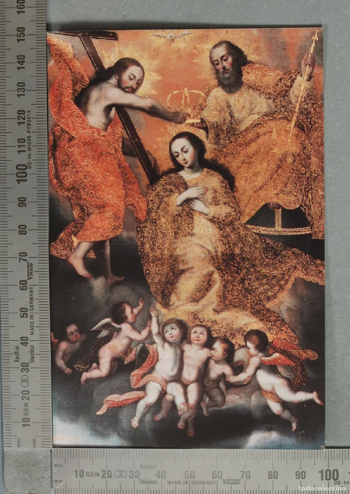 Postales: POSTAL. Asunci&oacute;n y Coronaci&oacute;n de la Virgen Mar&iacute;a - An&oacute;nimo Cuzque&ntilde;o - Arzobispado de Cuzco - Per&uacute;