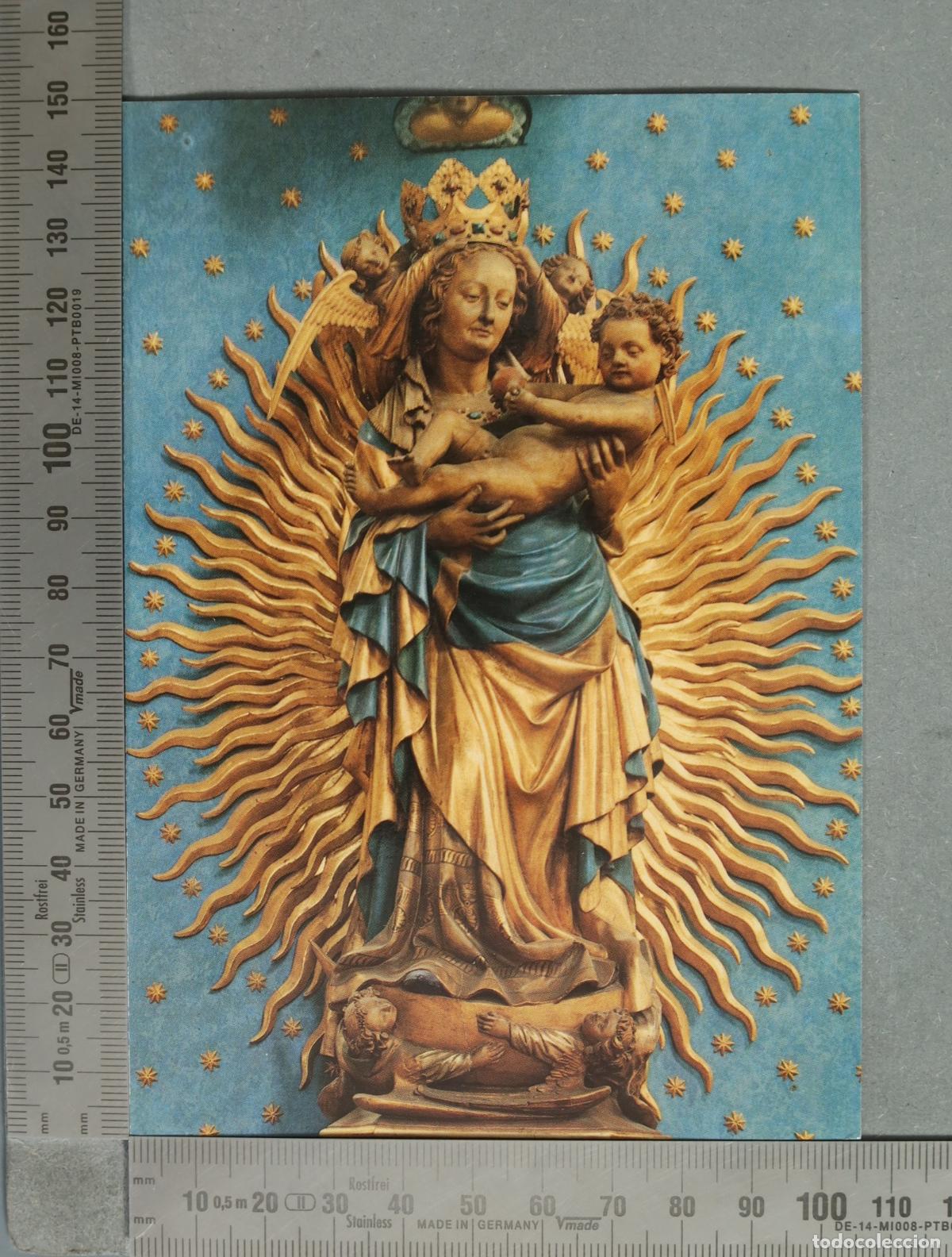 Postales: POSTAL. N&uuml;rnberg - St. Sebalduskirche - Madonna im Strahlenkranz - Praun-Kunstverlag