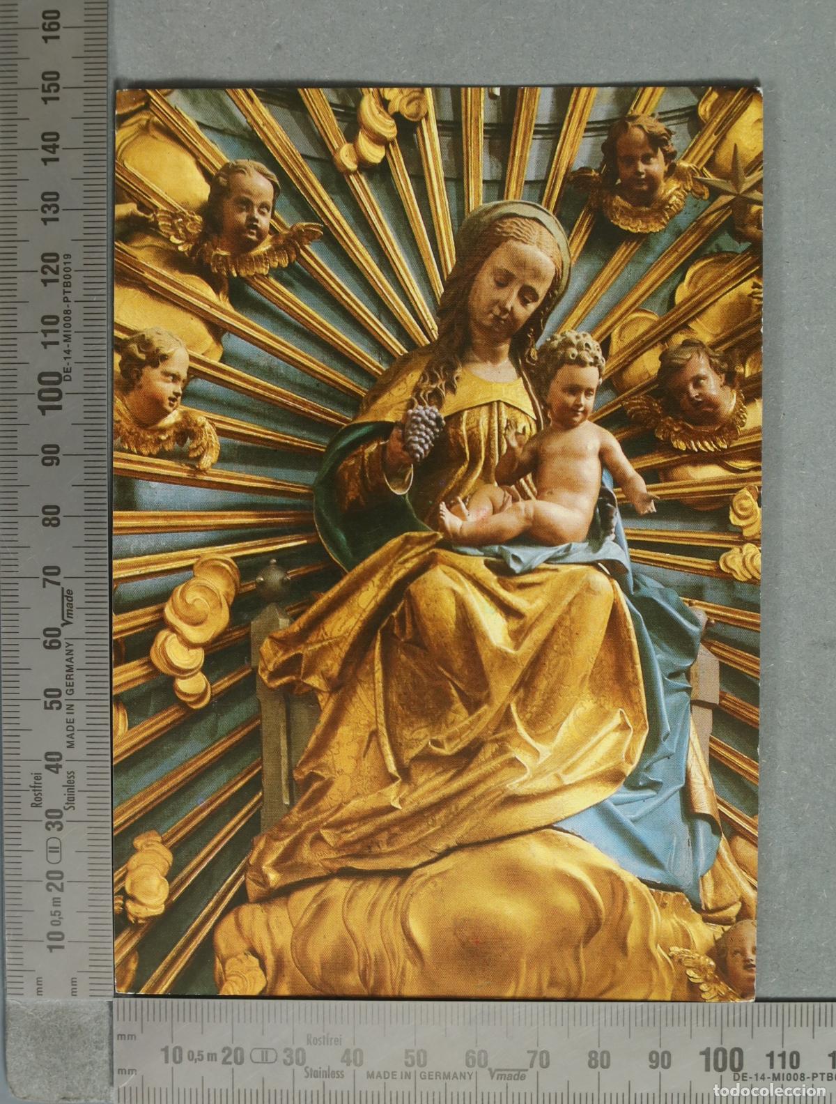 Postales: POSTAL. Salzburg - Franziskanerkirche - Madonna - Michael Pacher
