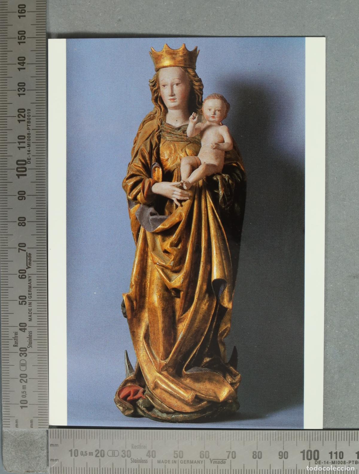 Postales: POSTAL. D&uuml;rnstein an der Donau - Ehem. Stiftskirche - Gotische Madonna