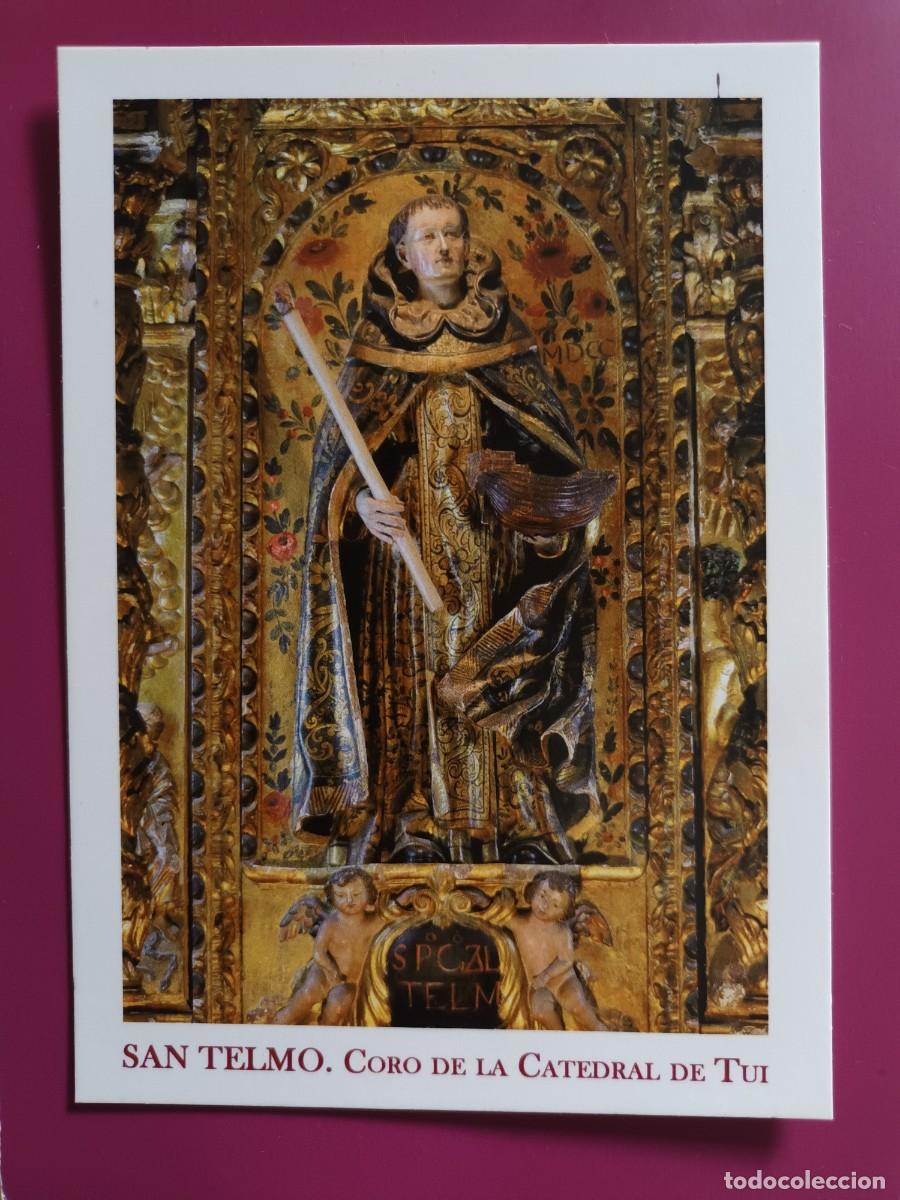 Postales: ESTAMPA SAN TELMO. CORO DE LA CATEDRAL DE TUI - ORACION. VIII CENTENARIO DE LA CATEDRAL - TAMA&Ntilde;O POS