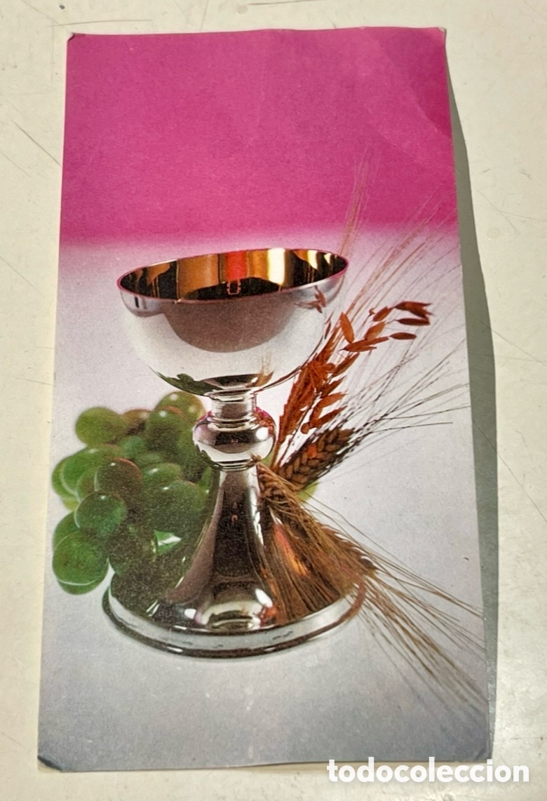 Postales: Estampa Religiosa. Primera Comuni&oacute;n. Ribera De Molina. Murcia. 1973.