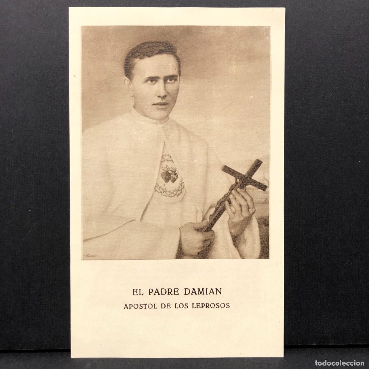 Postales: EL PADRE DAMIAN APOSTOL DE LOS LEPROSOS - HAUSER Y MENET - MADRID - ORACION RELIGIOSA / 5372