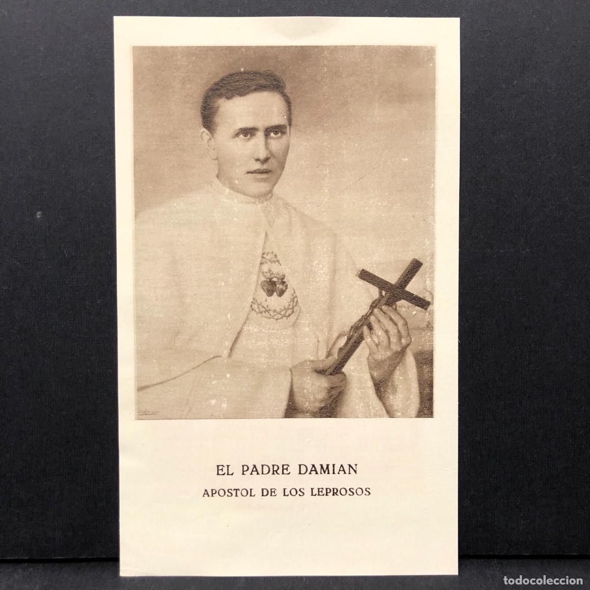 Postales: EL PADRE DAMIAN APOSTOL DE LOS LEPROSOS - HAUSER Y MENET - MADRID - ORACION RELIGIOSA / 5373