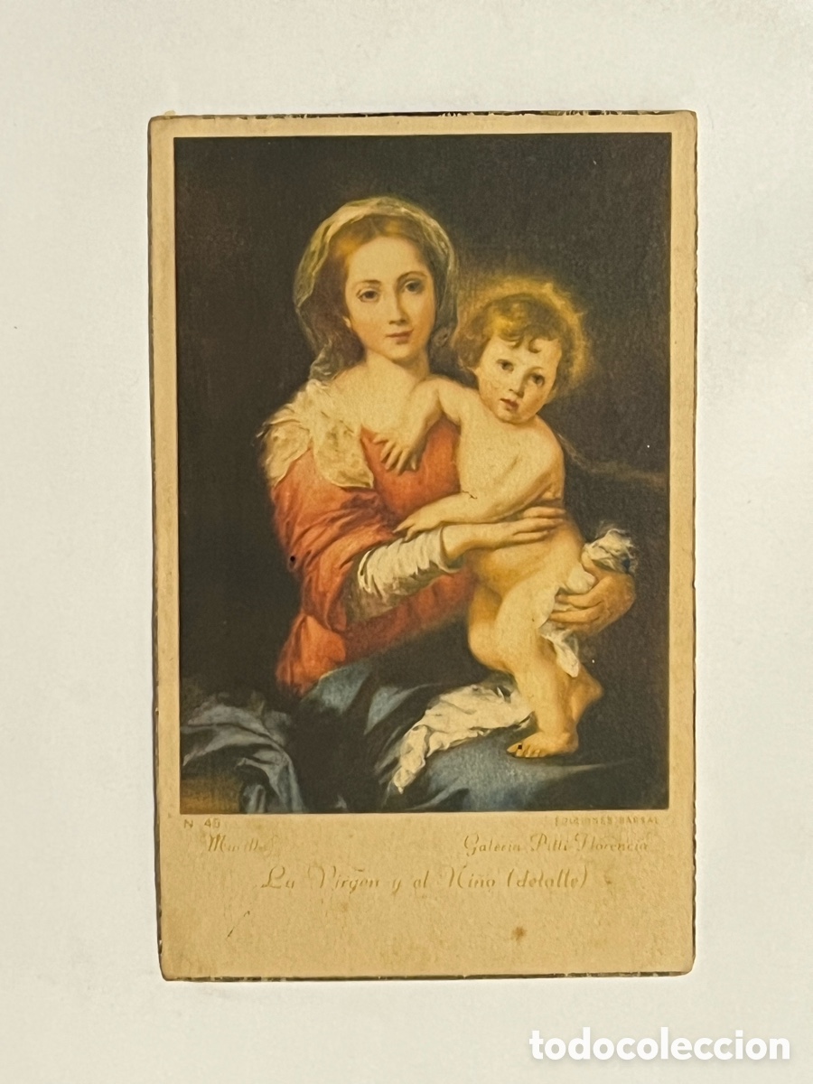 Postales: BARCELONA RECUERDO Primera Comuni&oacute;n de Mar&iacute;a Luisa Ruiz, celebrada en la Capilla Francesa (a.1943)