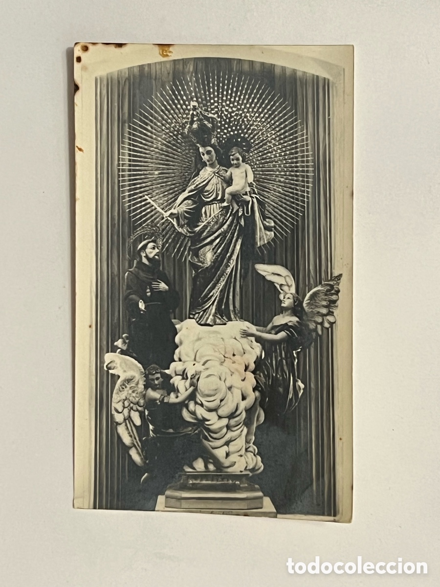 Postales: CABANYAL. La Madre Parroquia de Nuestra Se&ntilde;ora de los Angeles, Fiesta Virgen de Los &Aacute;ngeles (a.1961)