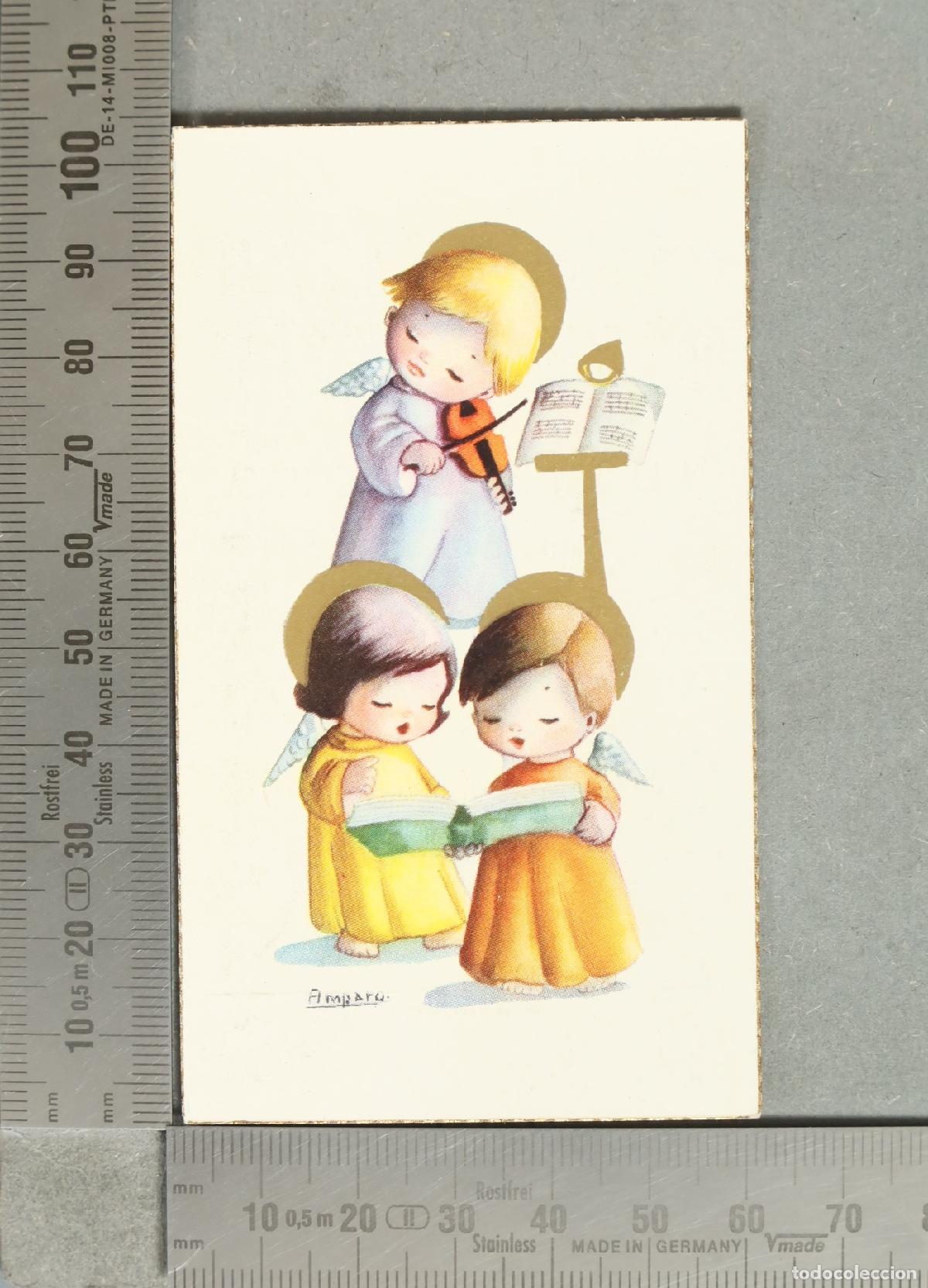 Postales: ESTAMPA. COMUNION. ANGELES MUSICOS