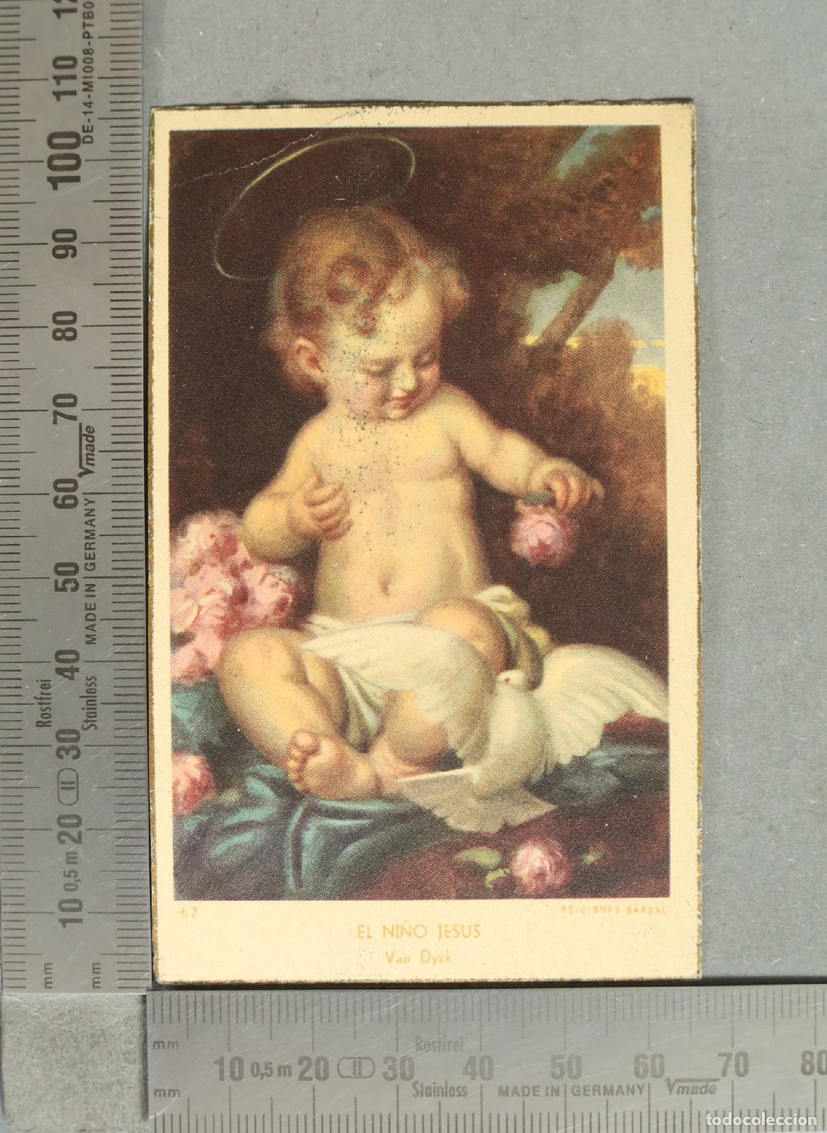 Postales: ESTAMPA. NI&Ntilde;O JESUS VAN DYCK