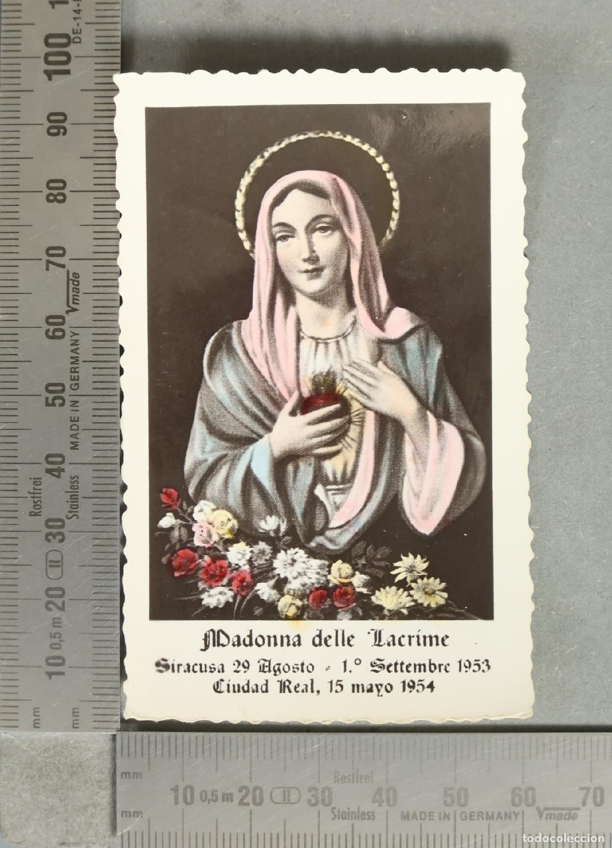 Postales: ESTAMPA. MADONNA DELLE LACRIME. CIUDAD REAL.