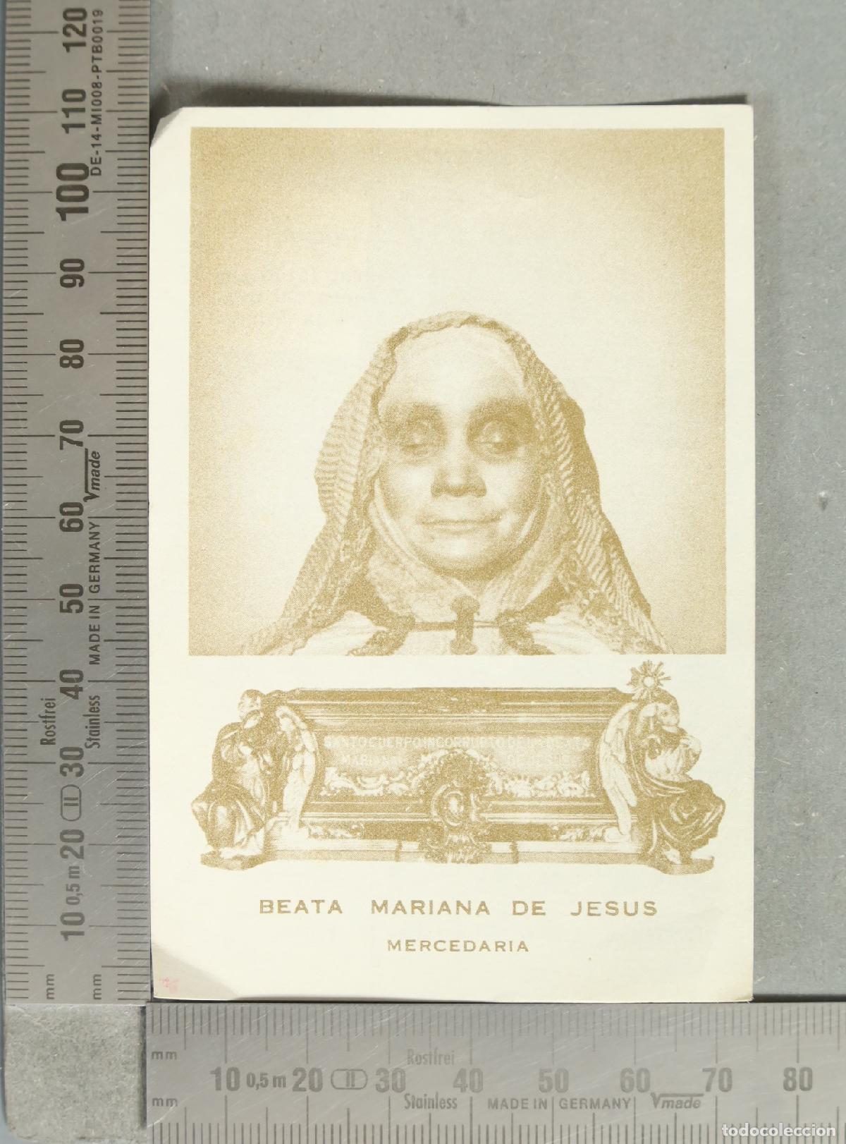 Postales: ESTAMPA. BEATA MARIANA DE JESUS MERCEDARIA