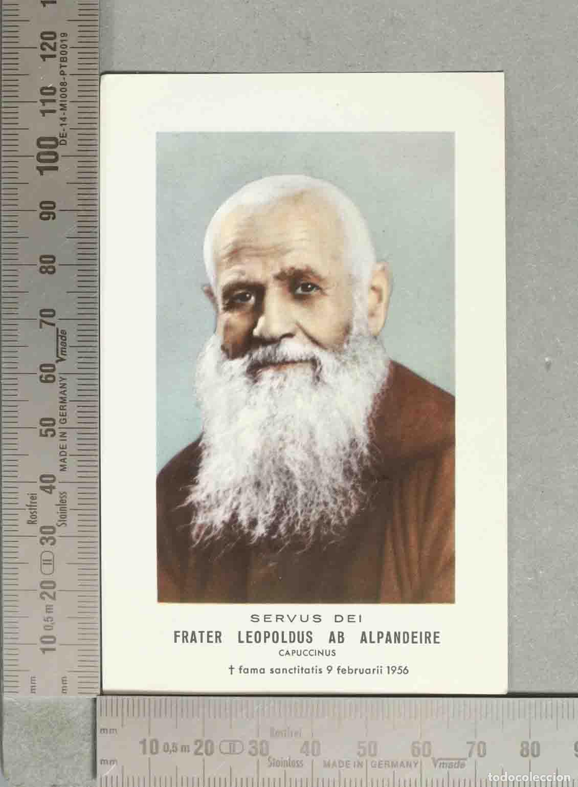 Postais: ESTAMPA. SERVUS DEI FRATER LEOPOLDUS AB ALPENDAIRE