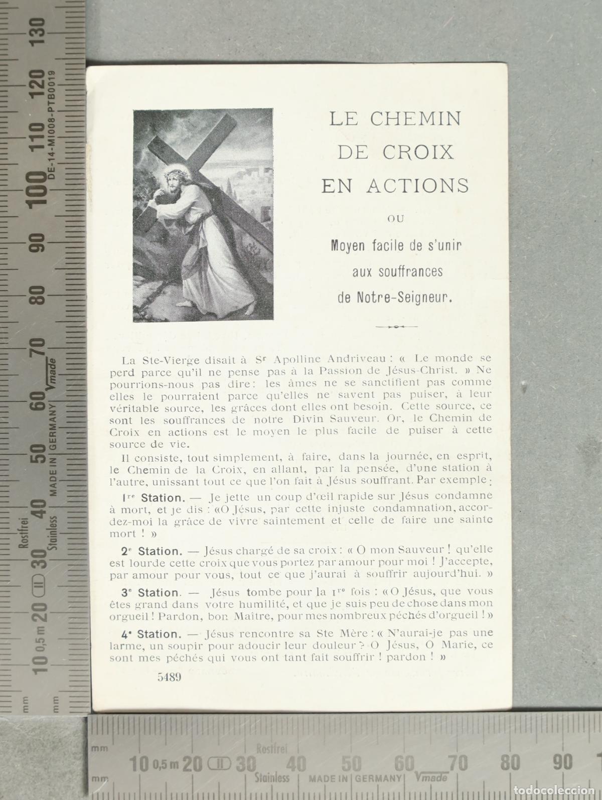 Postales: ESTAMPA. LE CHEMIN DE CROIX EN ACTIONS.