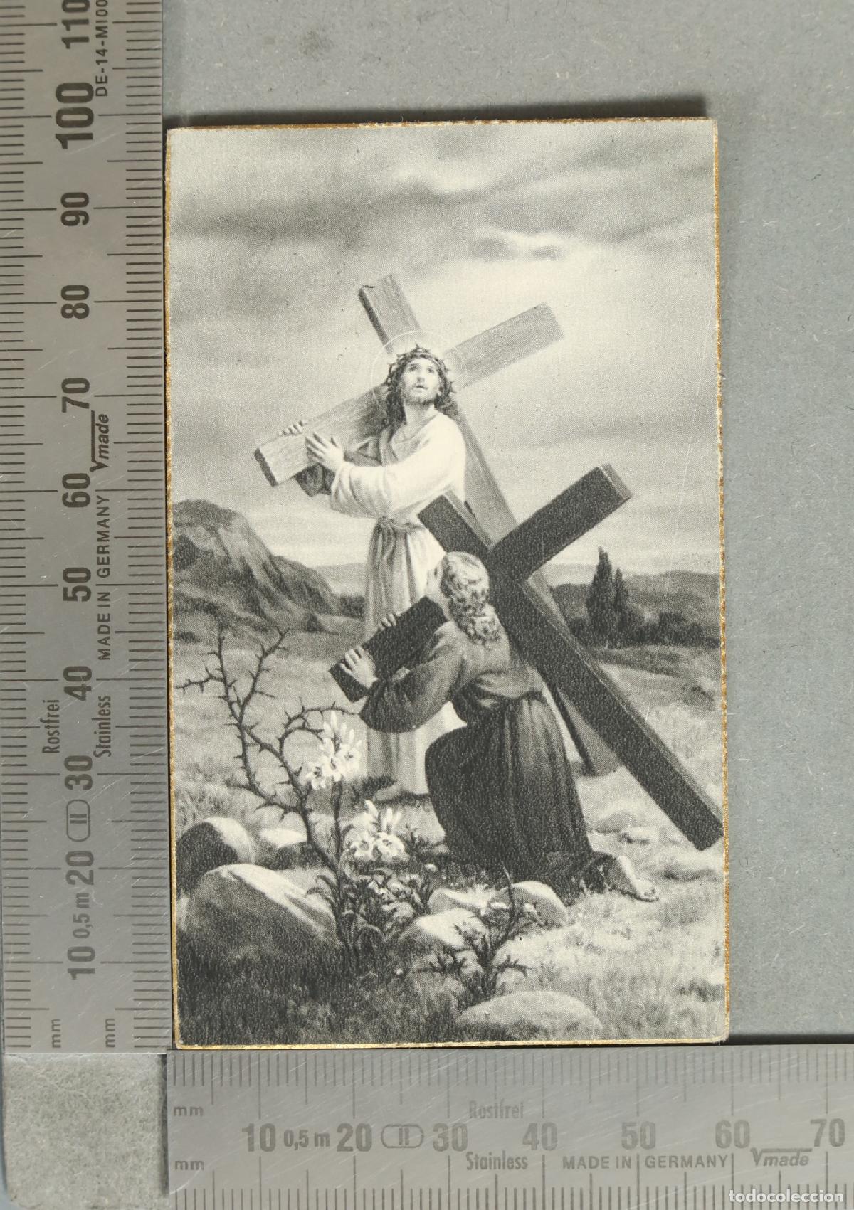 Postales: ESTAMPA. CRISTO CON LA CRUZ A CUESTAS