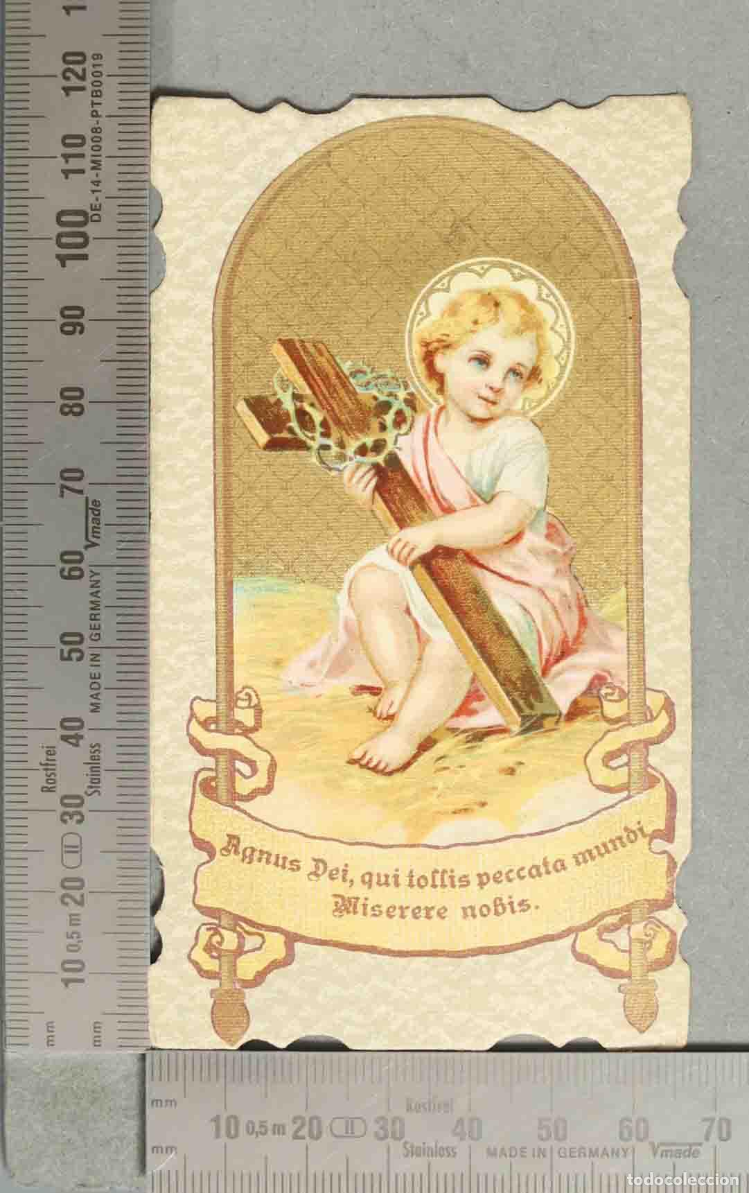 Postales: ESTAMPA. AGNUS DEI. NI&Ntilde;O PASION
