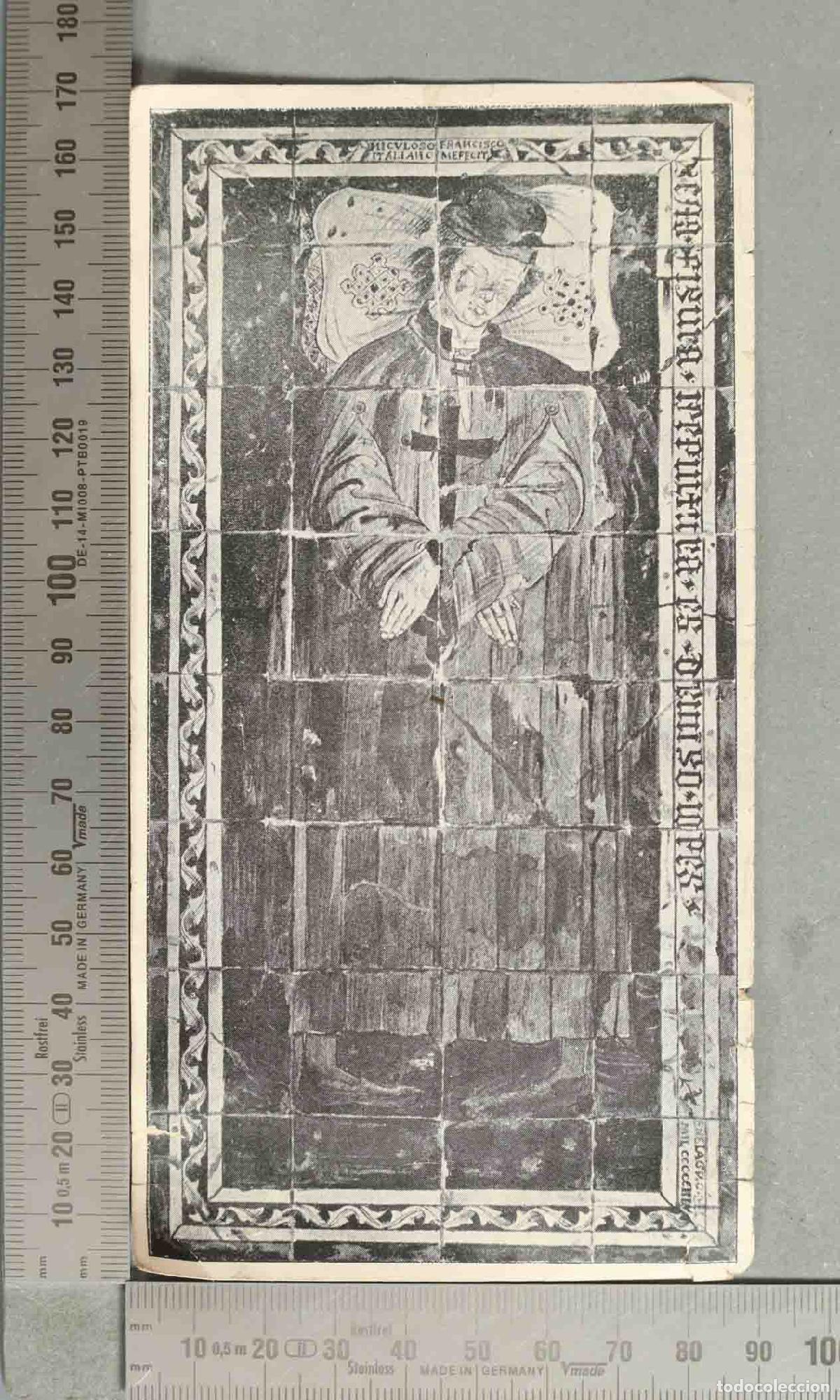 Postales: ESTAMPA. L&aacute;pida sepulcural de azulejos de Triana - Sevilla - I&Ntilde;IGO LOPEZ