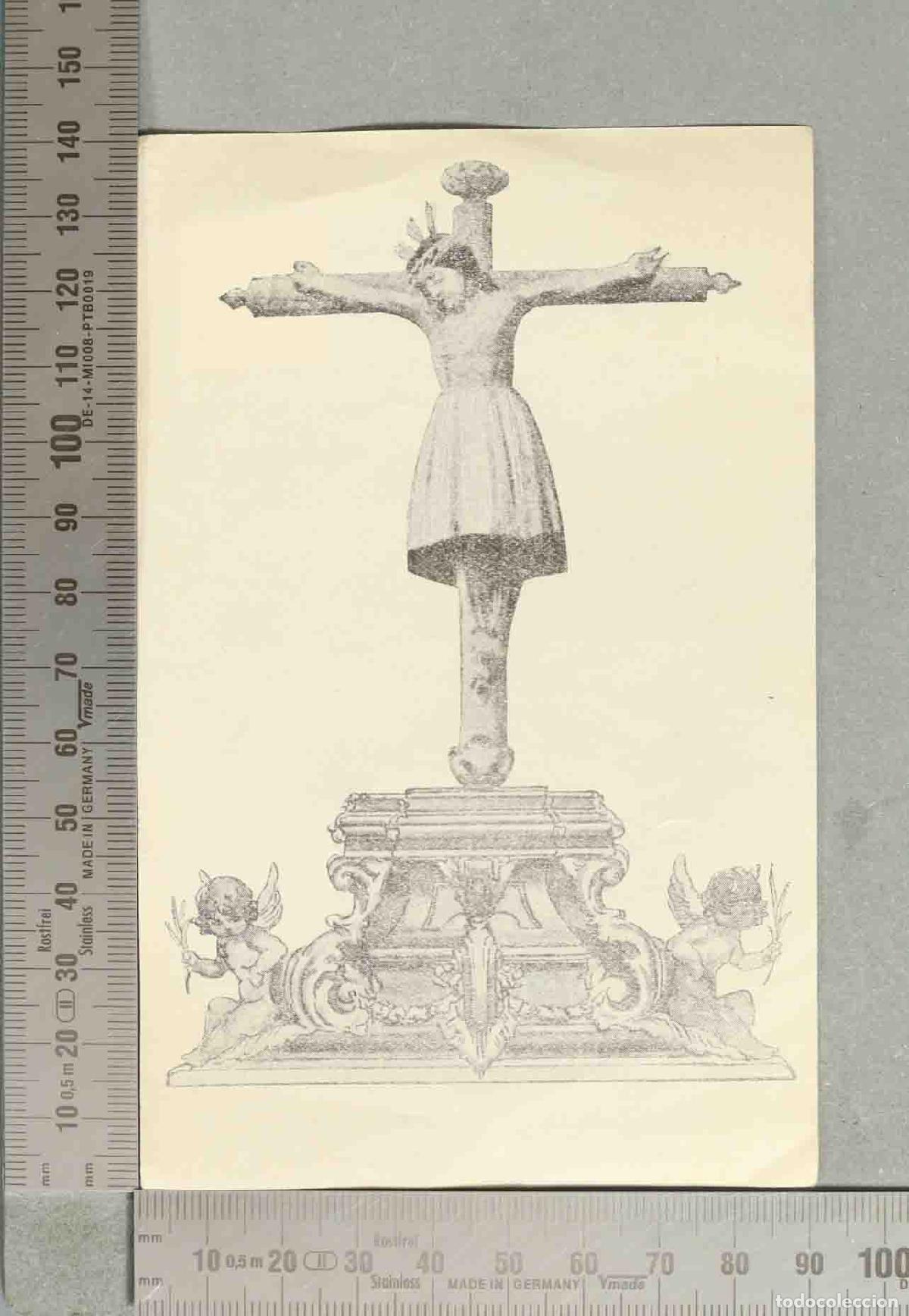 Cartoline: ESTAMPA. VERDADERO RETRATO STMO CRISTO DE VILLACARRILLO