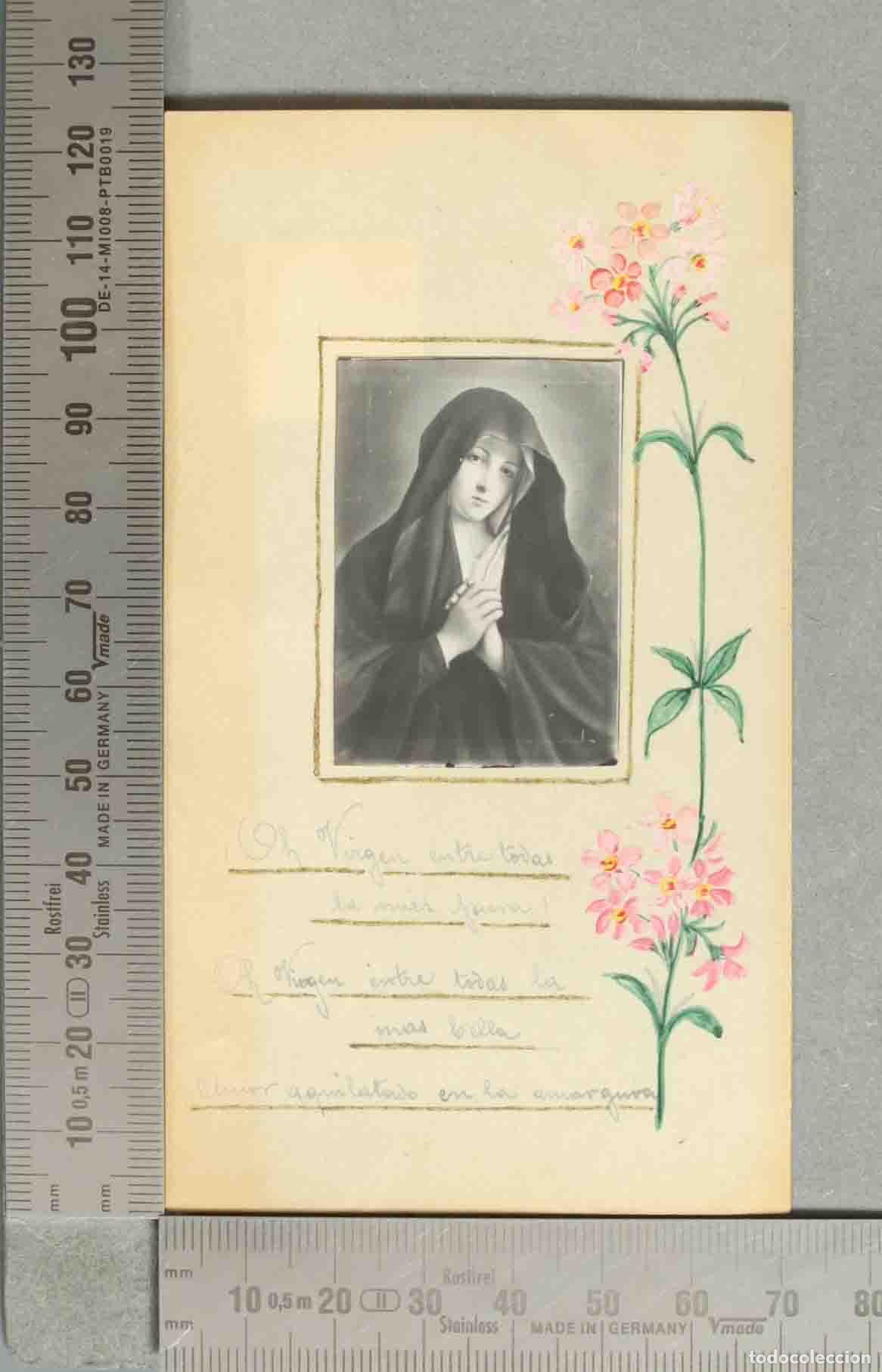 Postais: ESTAMPA. Mater Dolorosa - Oh Virgen entre todas la m&aacute;s pura