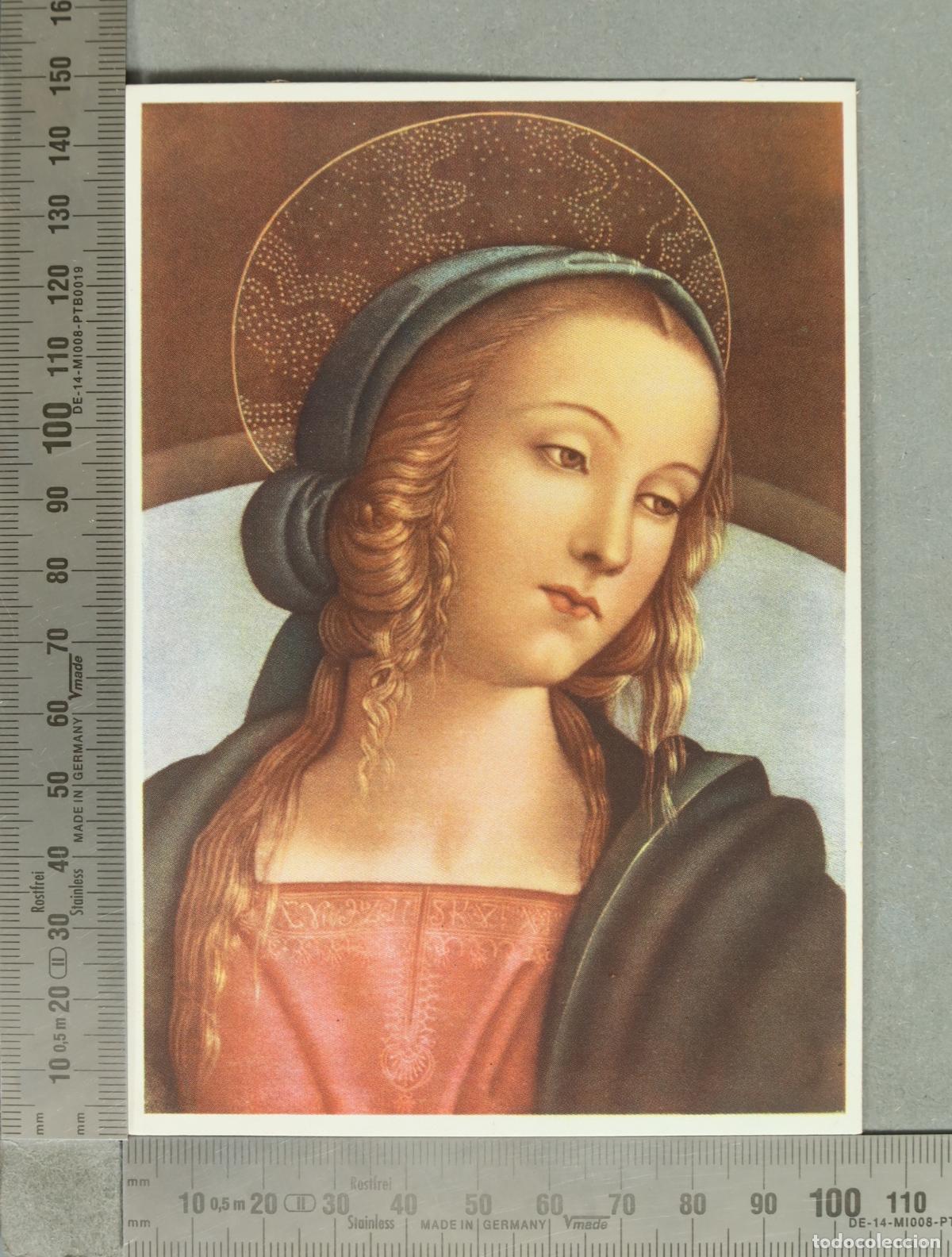 Postales: POSTAL. The Madonna Between St. John The Baptist And St. Sebastian - Pietro Perugino