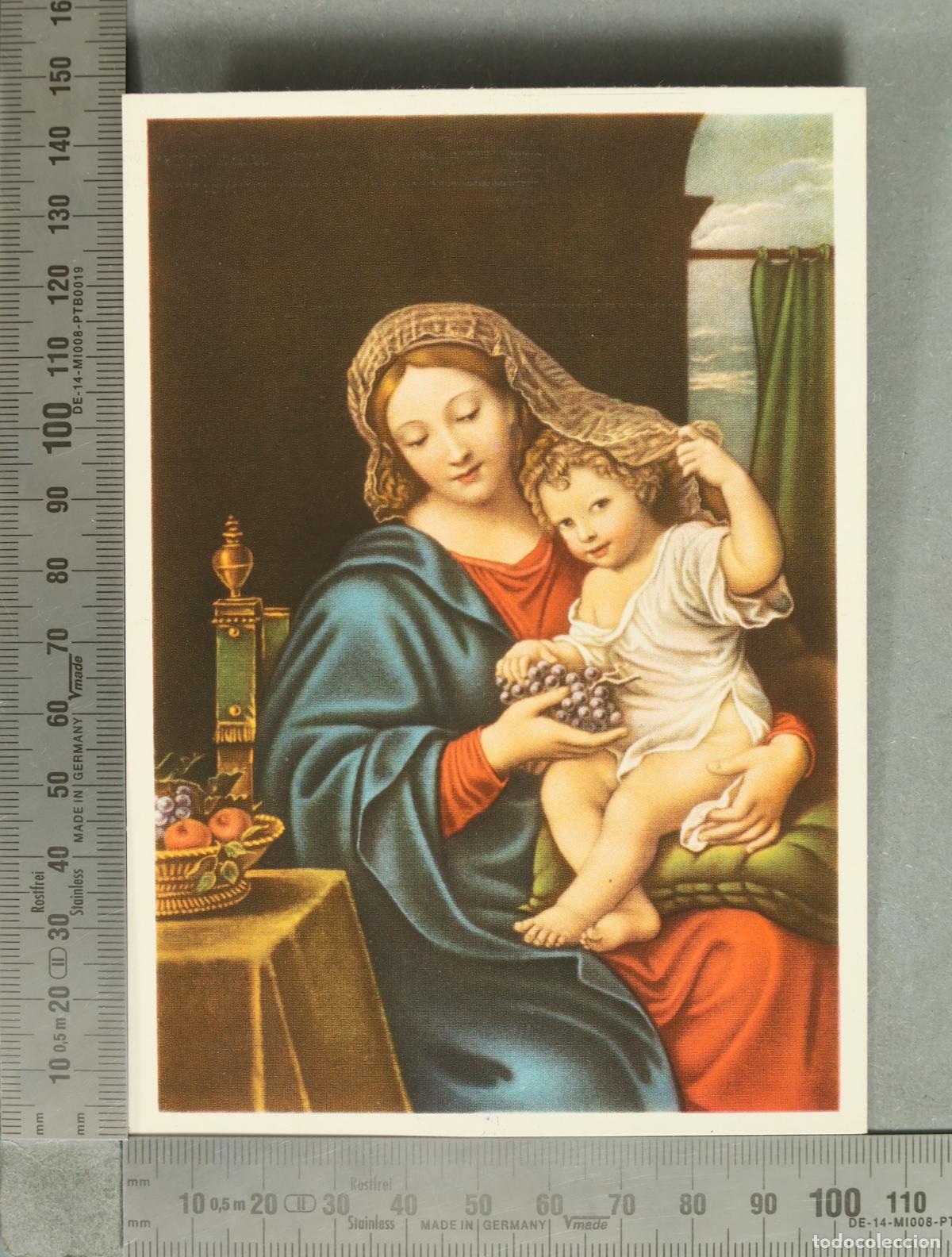 Postales: POSTAL. La Virgen de las uvas - Pierre Mignard