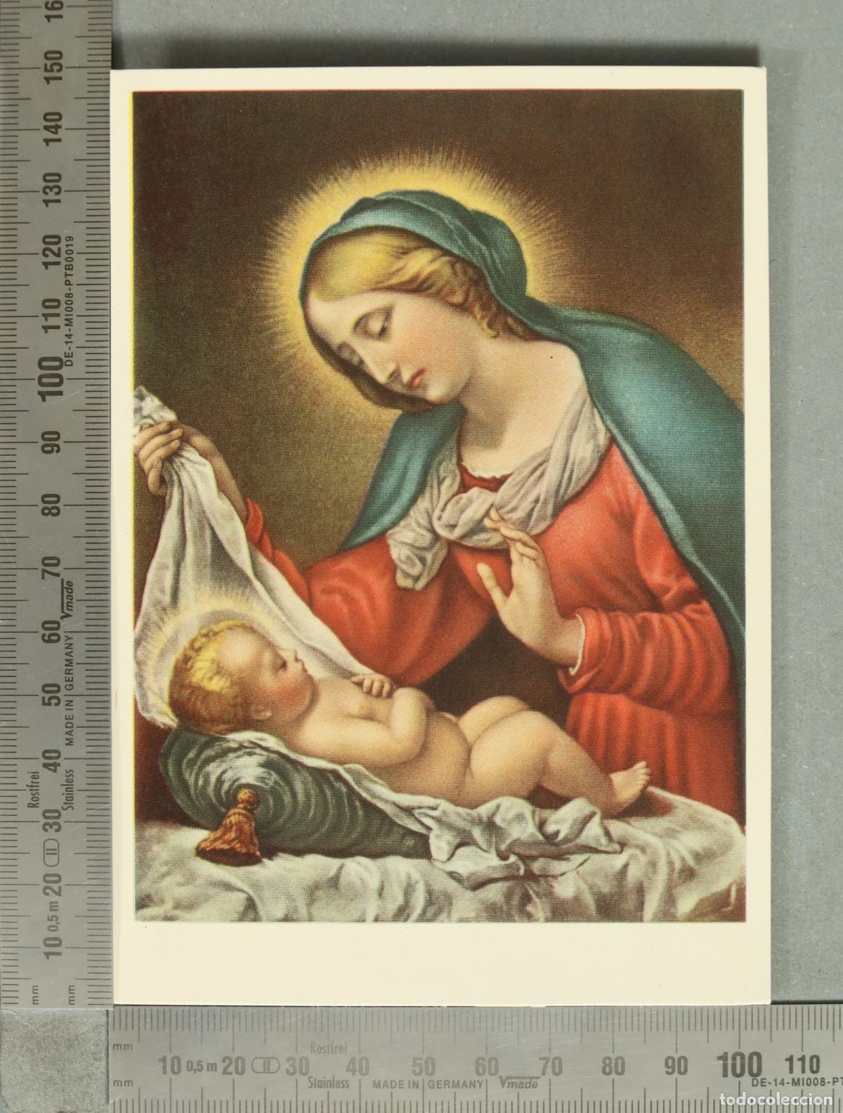 Postales: POSTAL. Madonna del Velo - Carlo Dolci